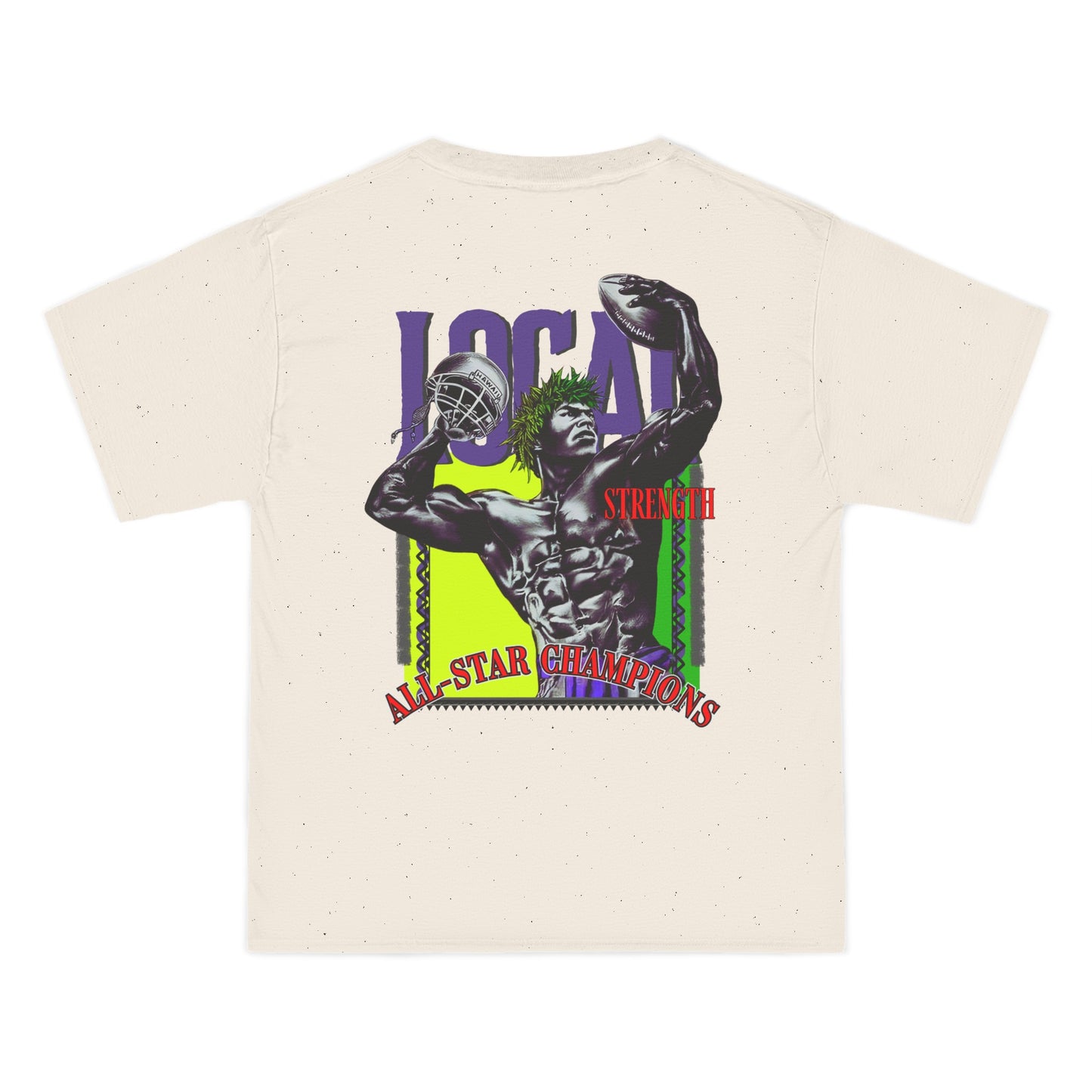 Hawaiian Strength Local Strength All-Star Champions Vintage Design 90s New Print Beefy-T® Short-Sleeve T-Shirt