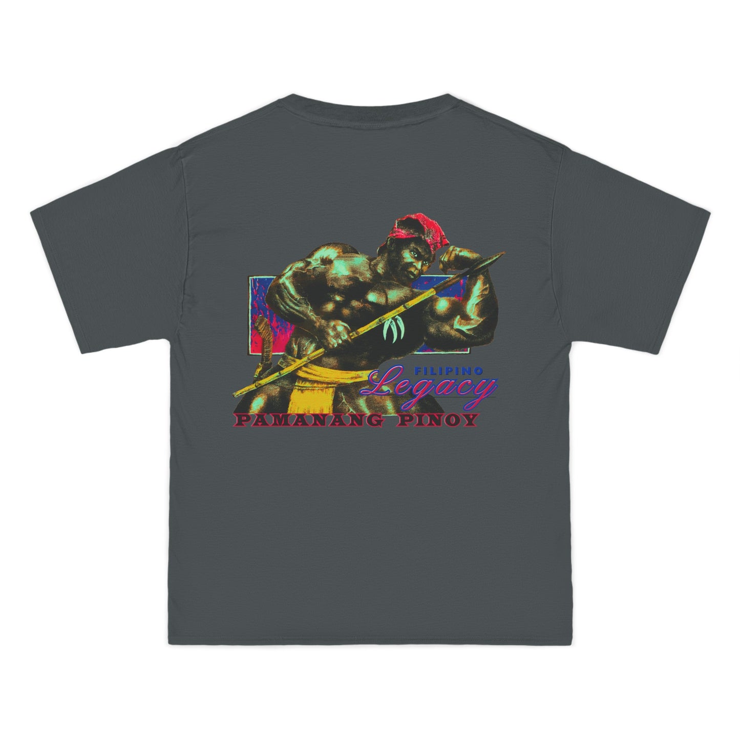 Filipino Strength Filipino Legacy Pamanang Pinoy Vintage Design 90s New Print Beefy-T® Short-Sleeve T-Shirt
