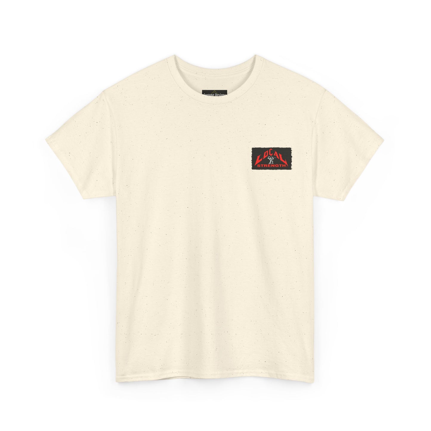 Local Strength Maori Warrior Vintage Design 90s New Print Unisex Heavy Cotton Tee