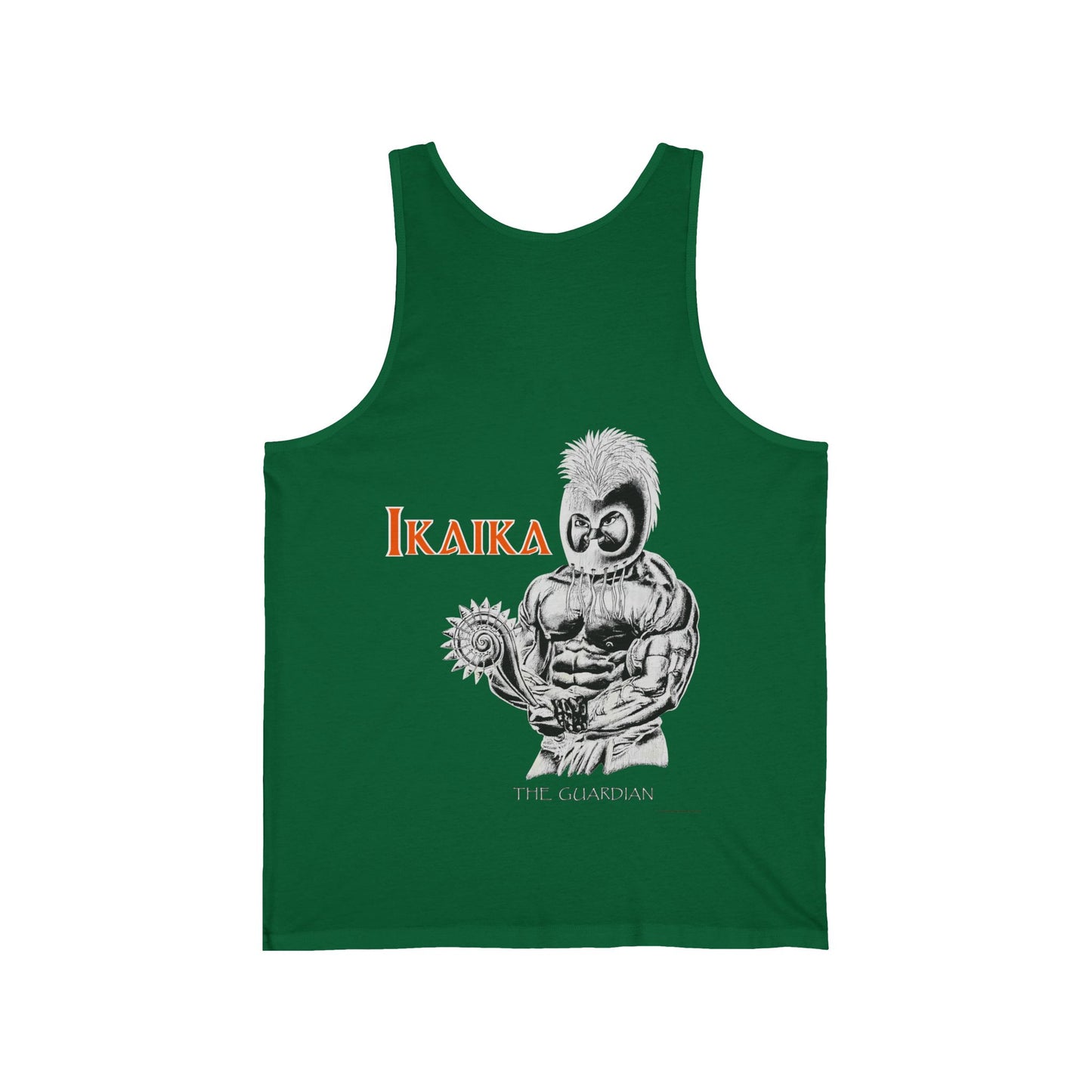 Hawaiian Strength Ikaika The Guardian Vintage Design 90s New Print Unisex Jersey Tank