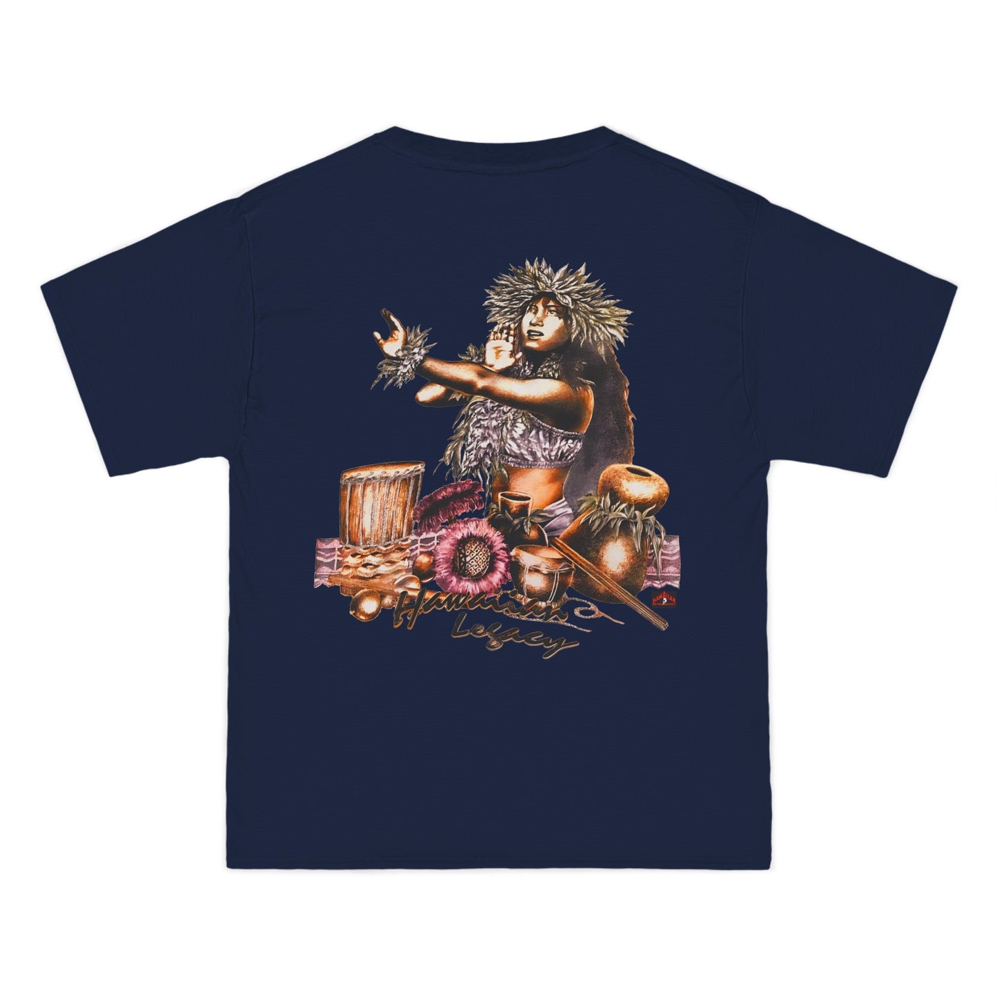 Hawaiian Strength Hawaiian Legacy Vintage Design 90s New Print Beefy-T® Short-Sleeve T-Shirt