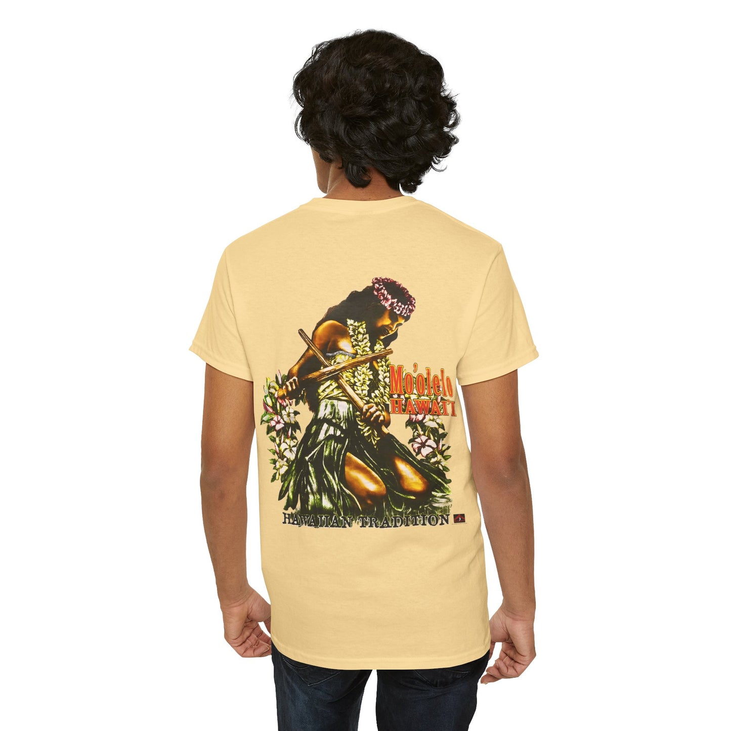 Hawaiian Strength Hawaiian Tradition Mo'olelo Hawai'i Vintage Design 90s New Print T-shirt Unisex Heavy Cotton Tee
