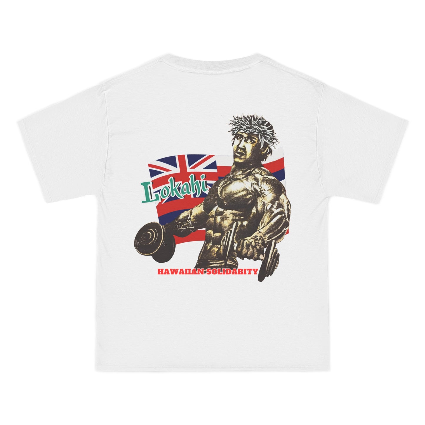Hawaiian Strength Lokahi Hawaiian Solidarity Vintage Design 90s New Print Beefy-T® Short-Sleeve T-Shirt