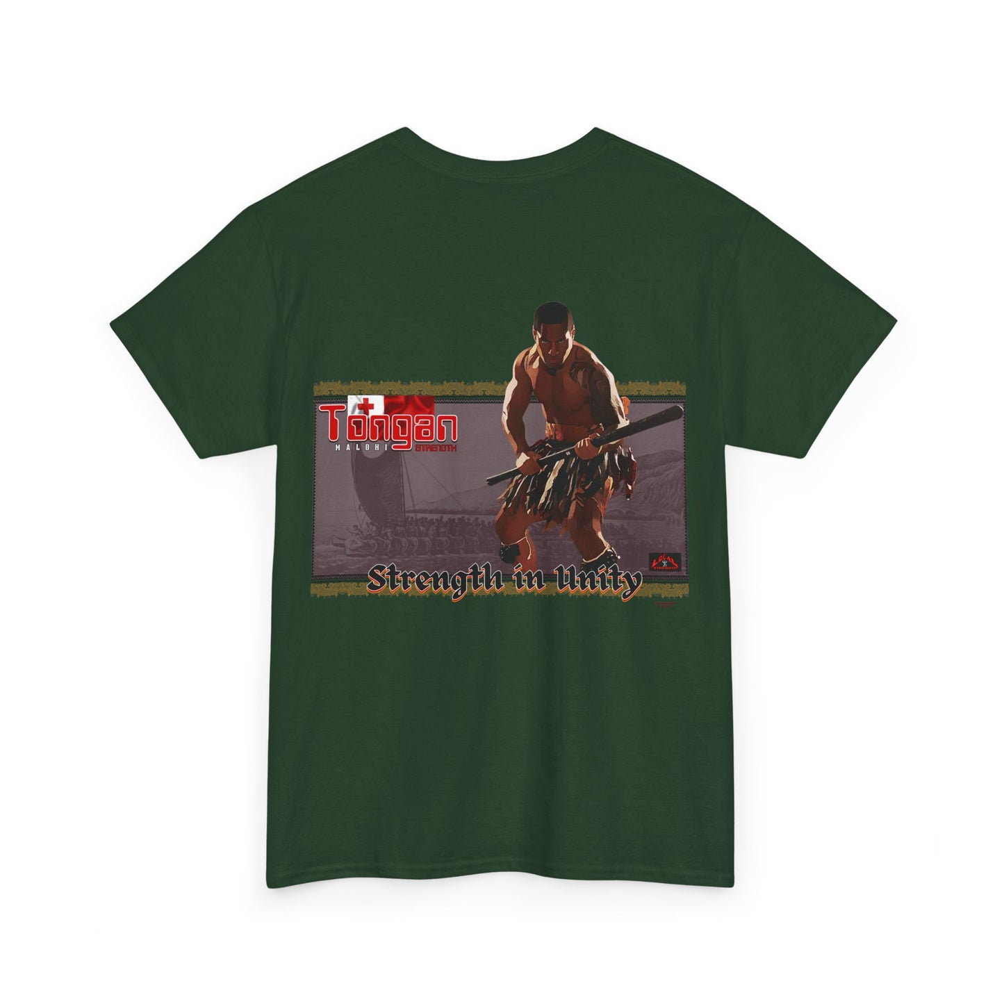 Local Strength Tongan Strength Malohi Stregnth in Unity Unisex Heavy Cotton Tee