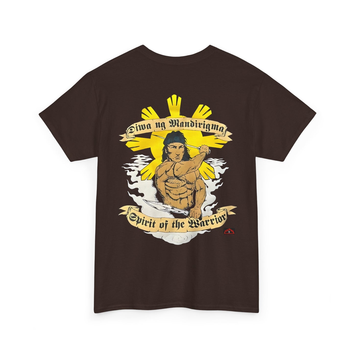 Filipino Strength Spirit of the Warrior Diwa ng Mandirigma Vintage Design 90s New Print Unisex Heavy Cotton Tee