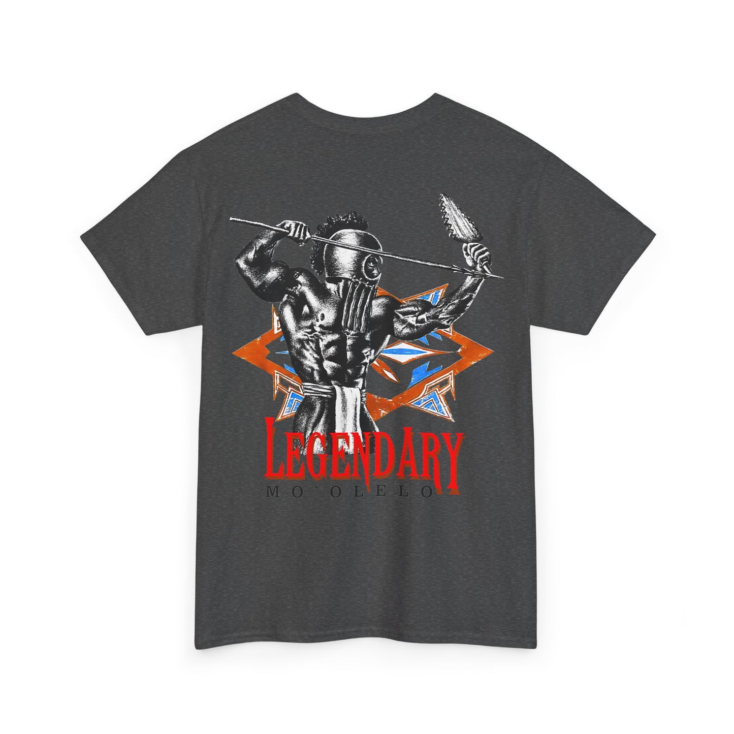 Hawaiian Strength Legendary Mo'olelo Vintage 90s Design New Print Unisex Heavy Cotton Tee