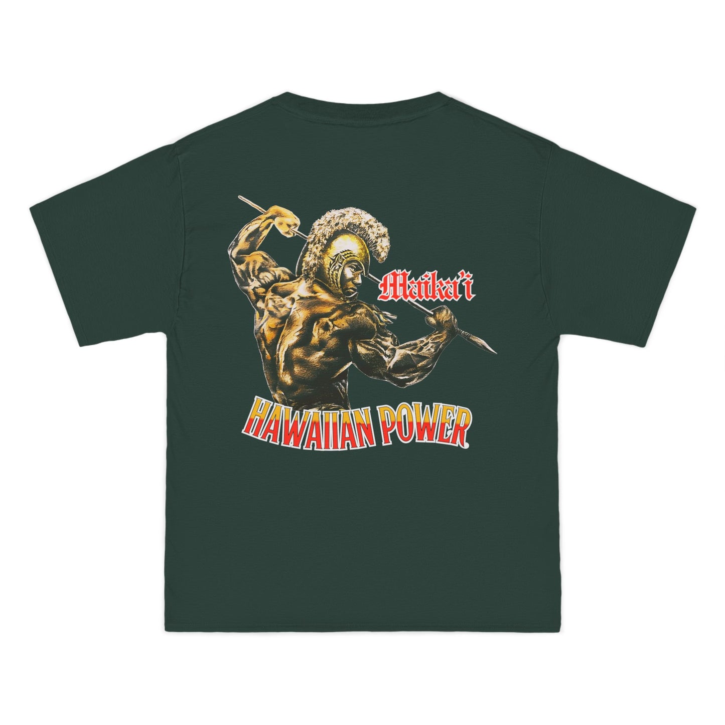 Hawaiian Strength Maika'i Hawaiian Power Vintage Design 90s New Print Beefy-T® Short-Sleeve T-Shirt
