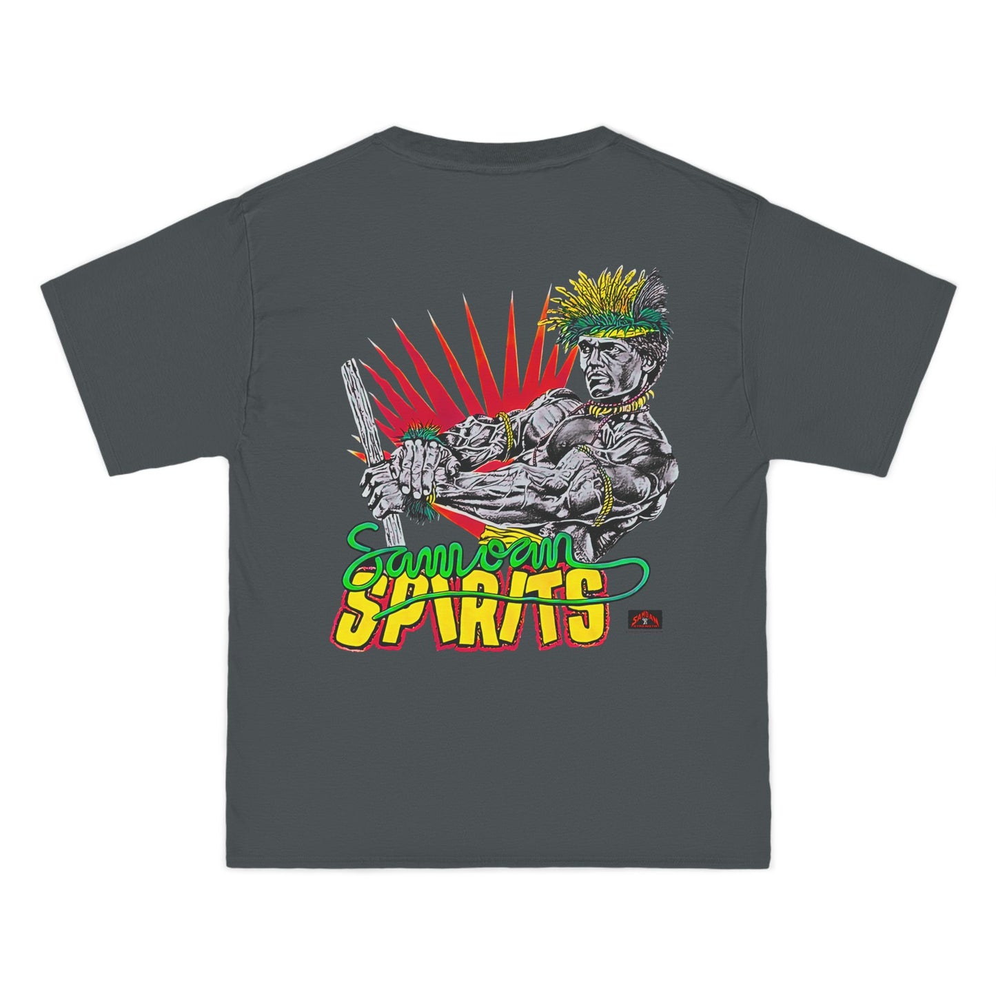 Samoan Strength Samoan Spirits Vintage 90s Design New Print Beefy-T® Short-Sleeve T-Shirt