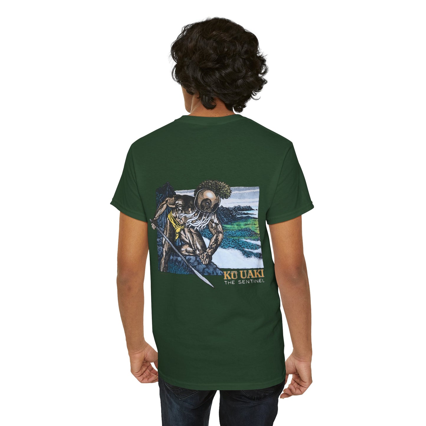 Hawaiian Strength Ku Uaki The Sentinel Unisex Heavy Cotton Tee