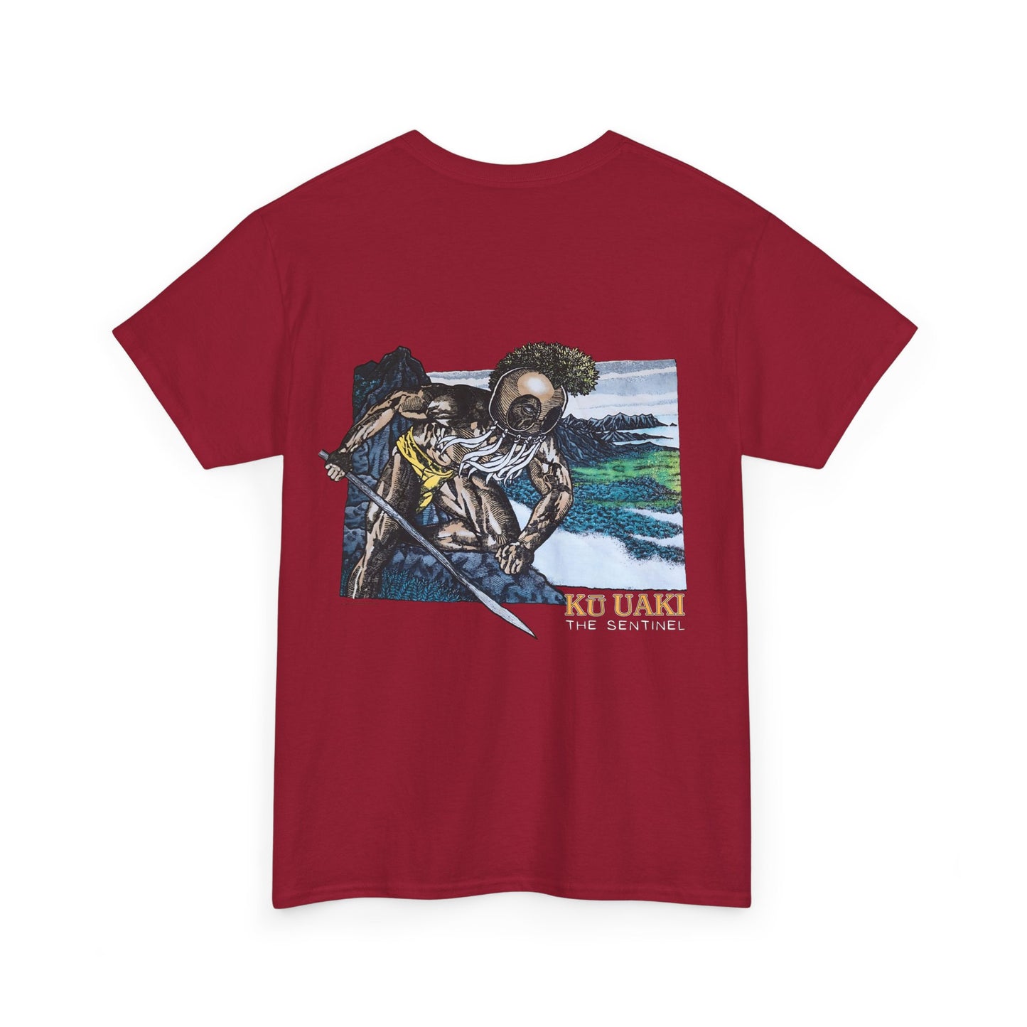 Hawaiian Strength Ku Uaki The Sentinel Unisex Heavy Cotton Tee