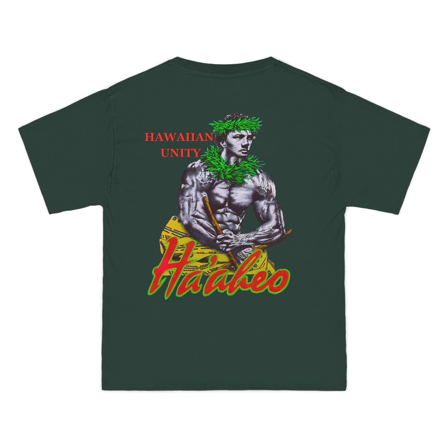 Hawaiian Strength Hawaiian Unity Ha'aheo Vintage Design 90s New Print Beefy-T® Short-Sleeve T-Shirt