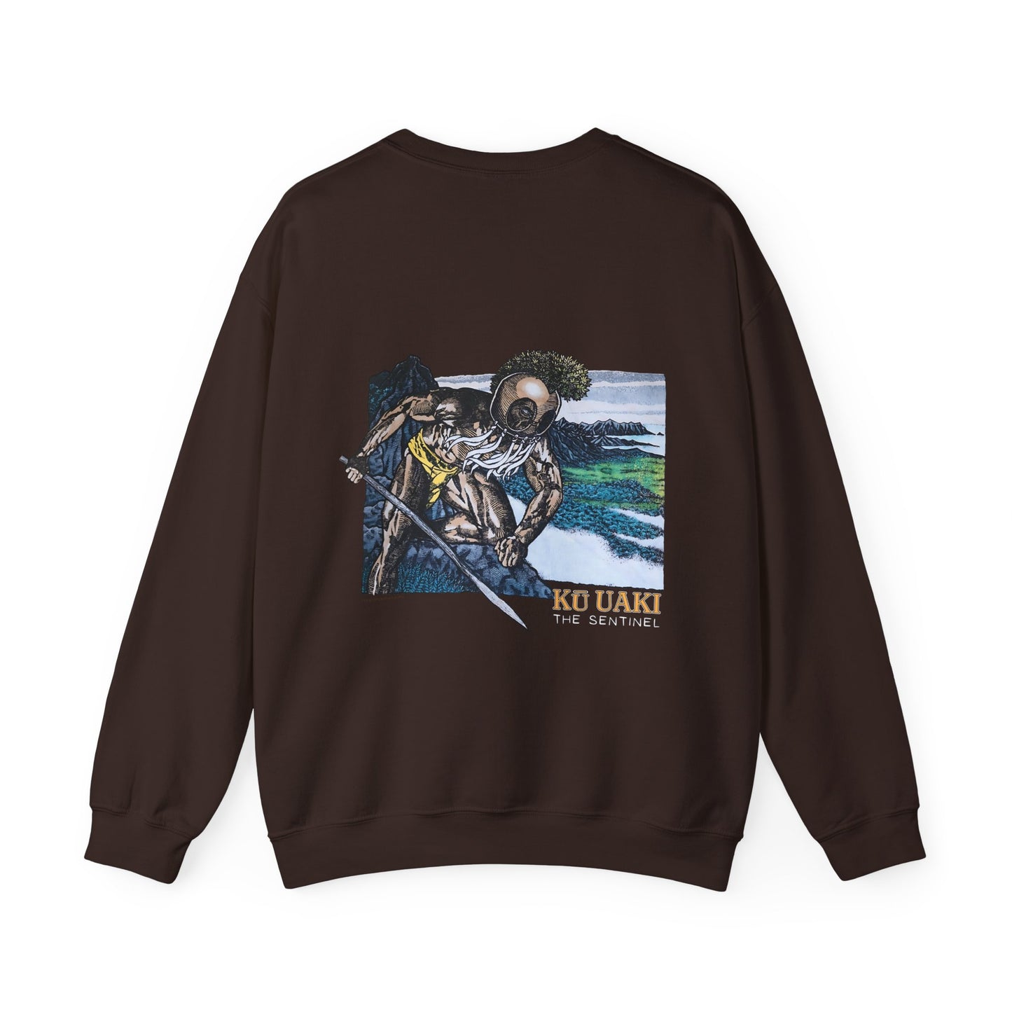 Hawaiian Strength Ku Uaki The Sentinel Unisex Heavy Blend™ Crewneck Sweatshirt