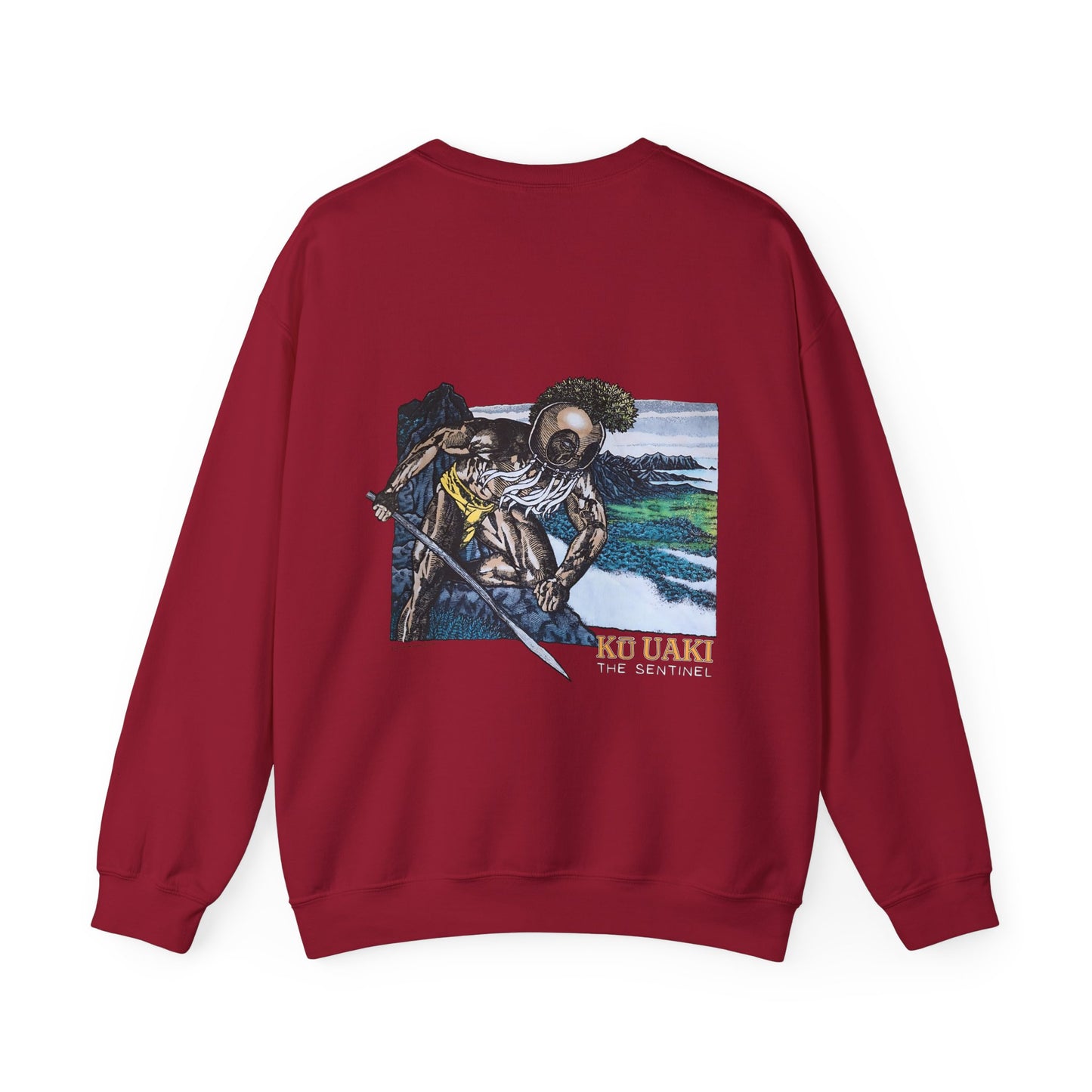 Hawaiian Strength Ku Uaki The Sentinel Unisex Heavy Blend™ Crewneck Sweatshirt