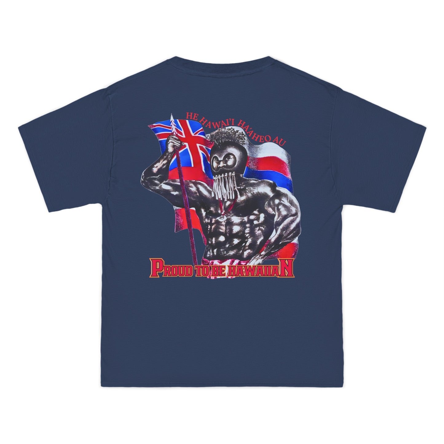 Hawaiian Strength Proud To Be Hawaiian He Hawai'i Ha'aheo Au Vintage Design 90s New Print Beefy-T® Short-Sleeve T-Shirt