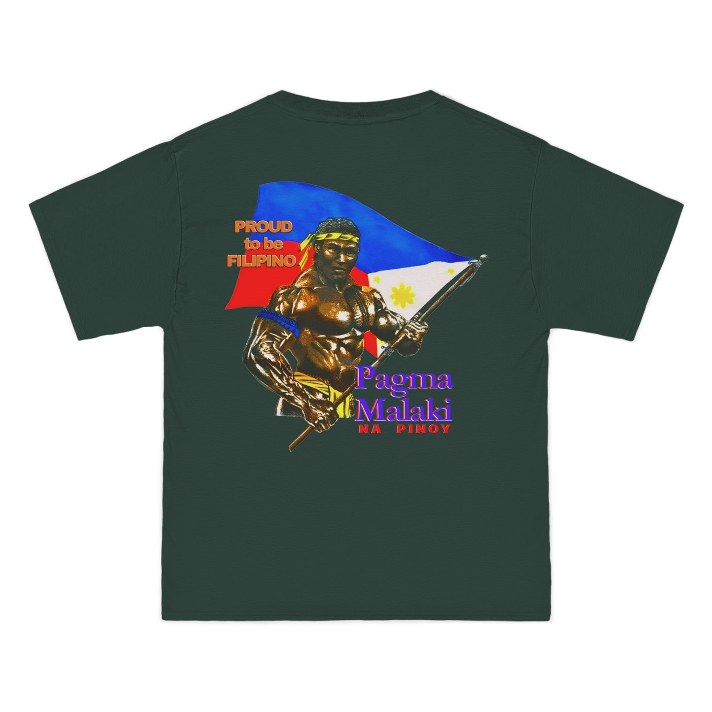 Filipino Strength Proud to be Filipino Pagma Malaki Na Pinoy Vintage Design 90s New Print Beefy-T® Short-Sleeve T-Shirt