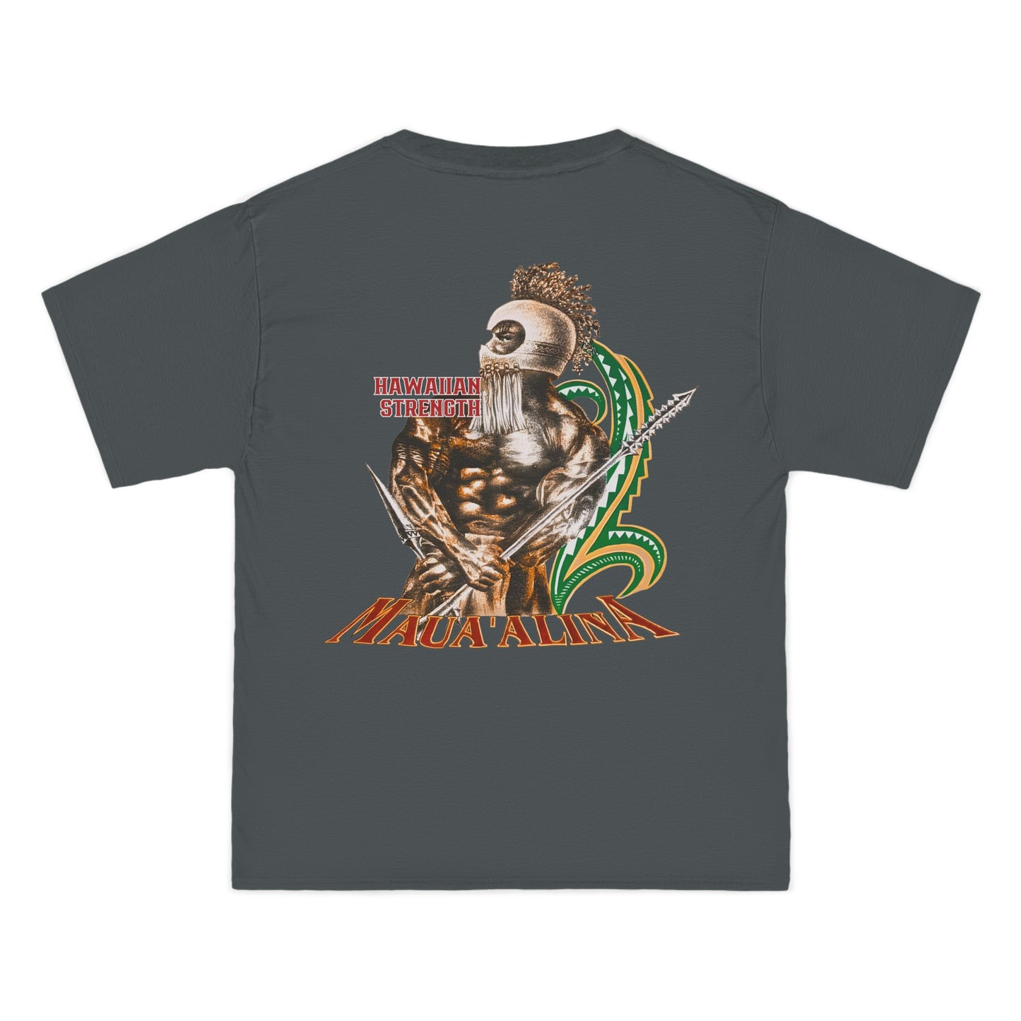 Hawaiian Strength Maua'alina Vintage Design 90s New Print Beefy-T® Short-Sleeve T-Shirt