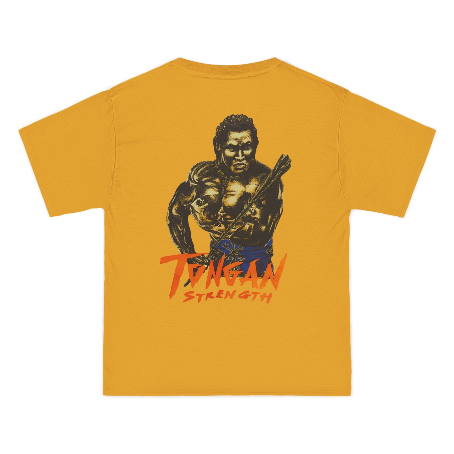 Local Strength Tongan Strength Vintage Design 90s New Print Beefy-T® Short-Sleeve T-Shirt
