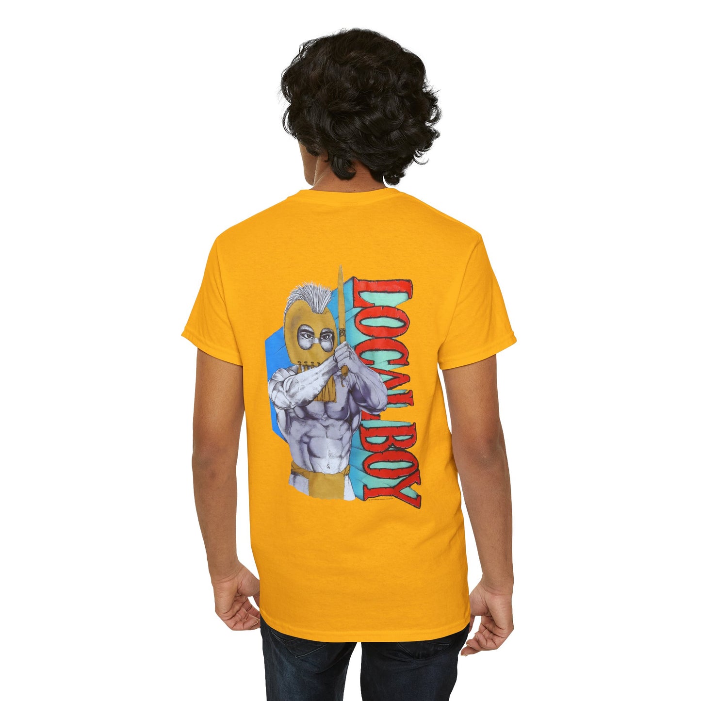 Hawaiian Strength Local Boy Vintage Design 90s New Print Unisex Heavy Cotton Tee