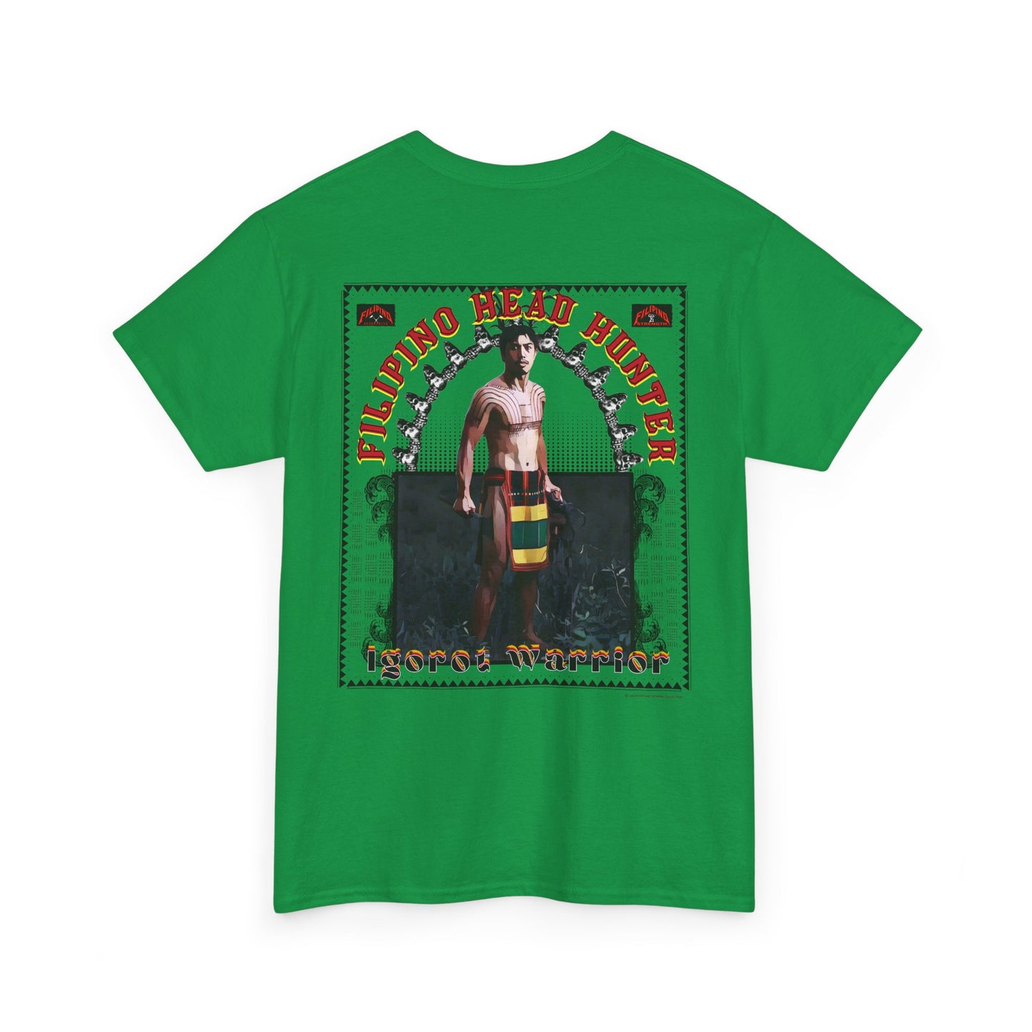 Filipino Strength Filipino Headhunter Igorot Warrior Unisex Heavy Cotton Tee