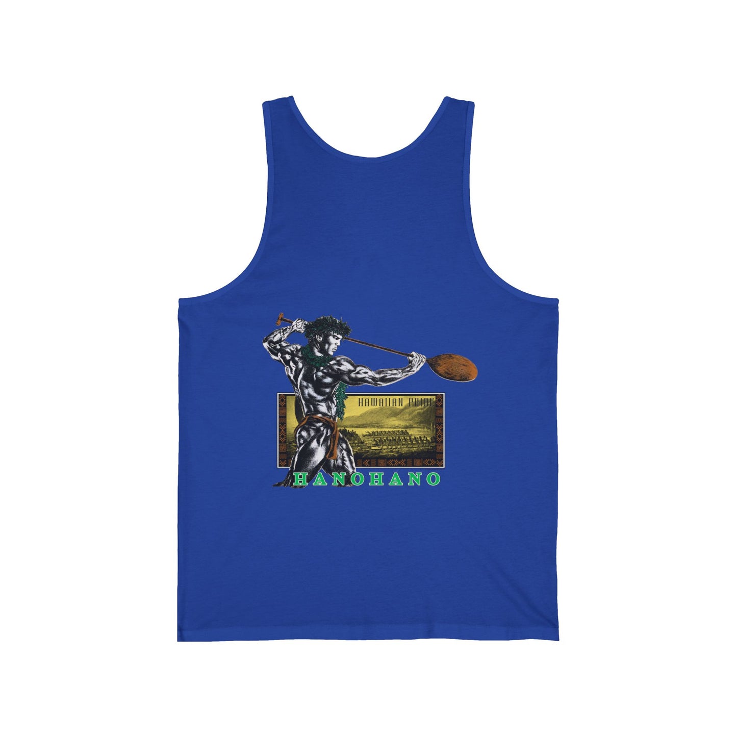 Hawaiian Strength Hanohano Hawaiian Pride Vintage 90s Design New Print Unisex Jersey Tank