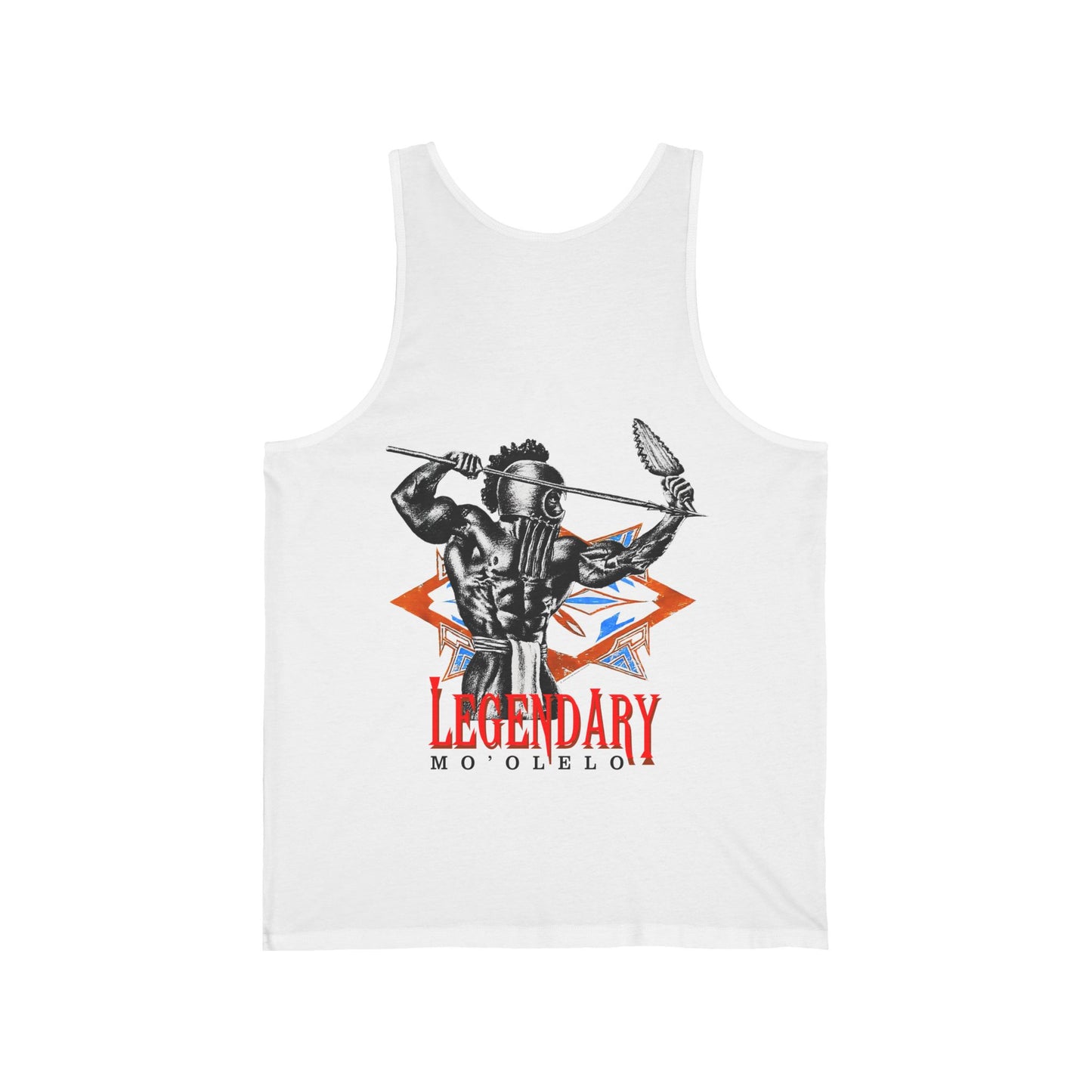 Hawaiian Strength Legendary Mo'olelo Vintage 90s Design New Print Unisex Jersey Tank