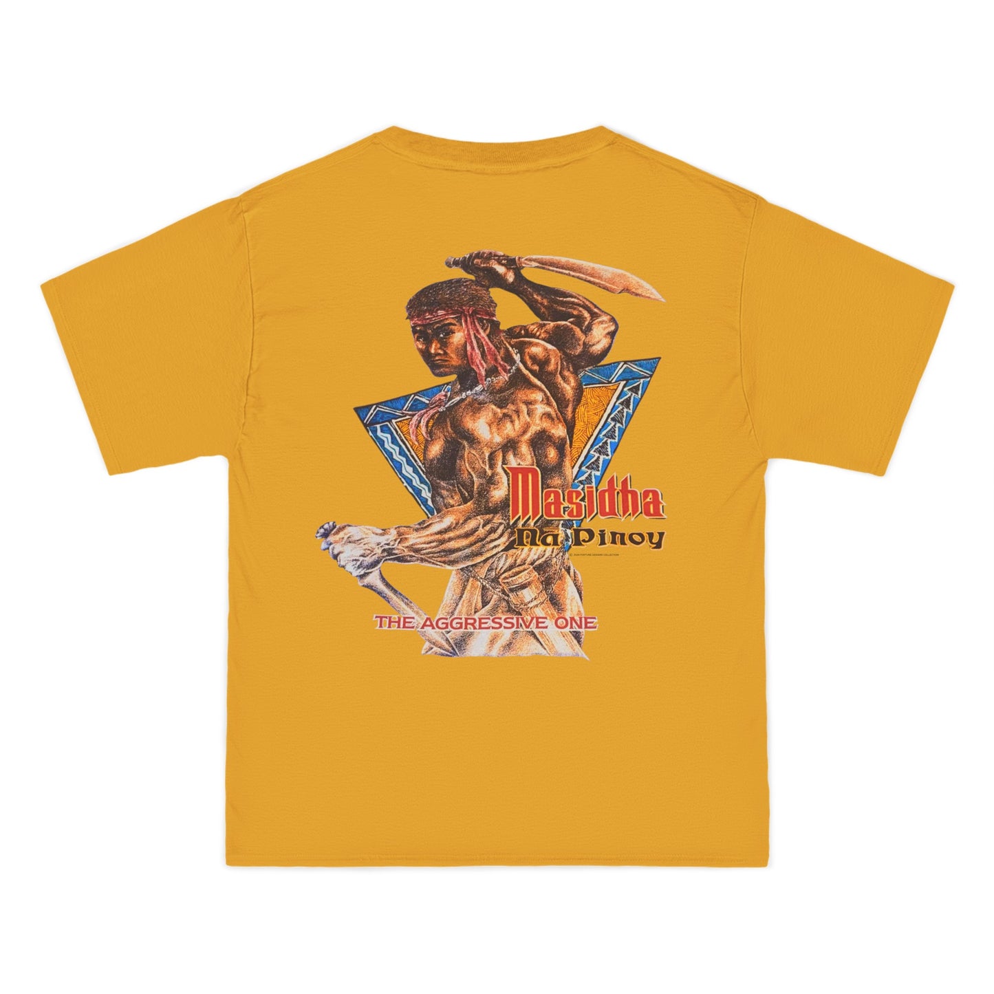 Filipino Strength Masidha na Pinoy The Aggressive One Vintage Design 90s New Print Beefy-T® Short-Sleeve T-Shirt