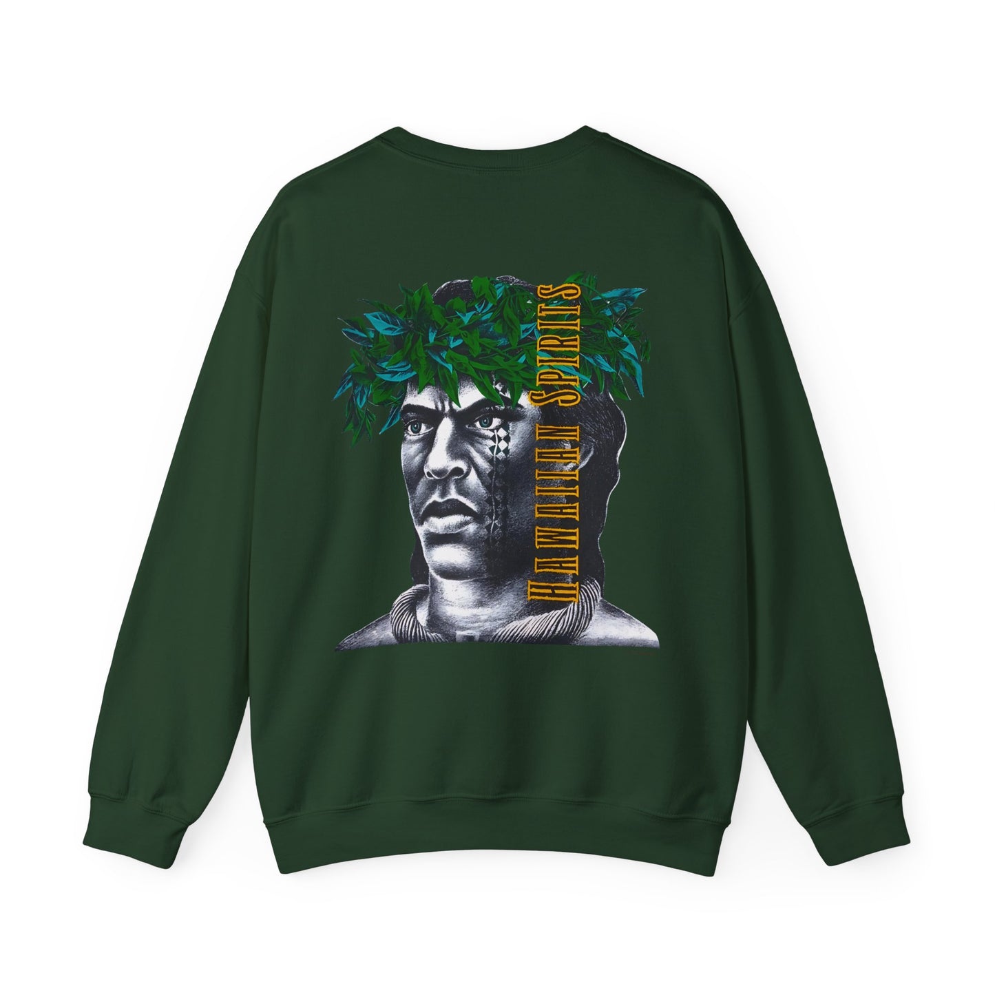 Hawaiian Strength Hawaiian Spirits Vintage Design 90s New Print Unisex Heavy Blend™ Crewneck Sweatshirt