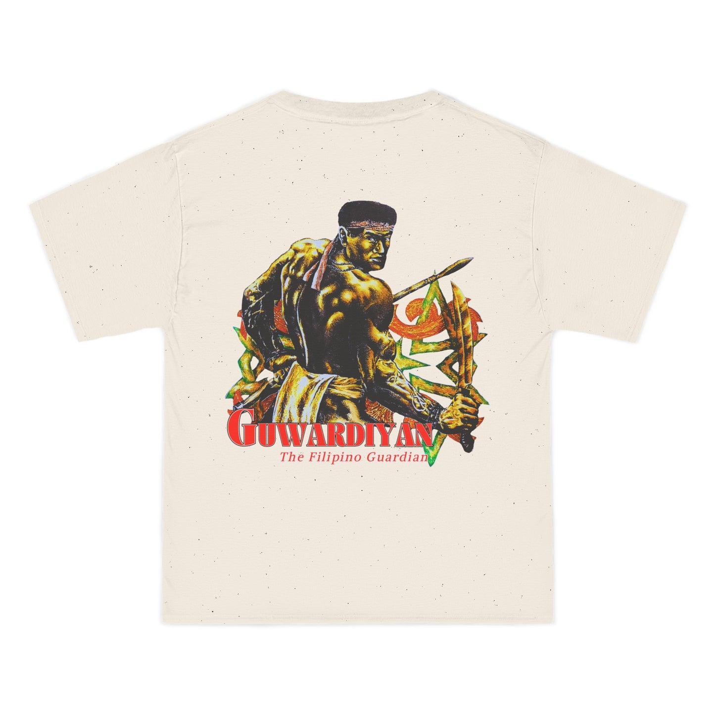 Filipino Strength The Filipino Guardian Guwardiyan Vintage Design 90s New Print Beefy-T® Short-Sleeve T-Shirt