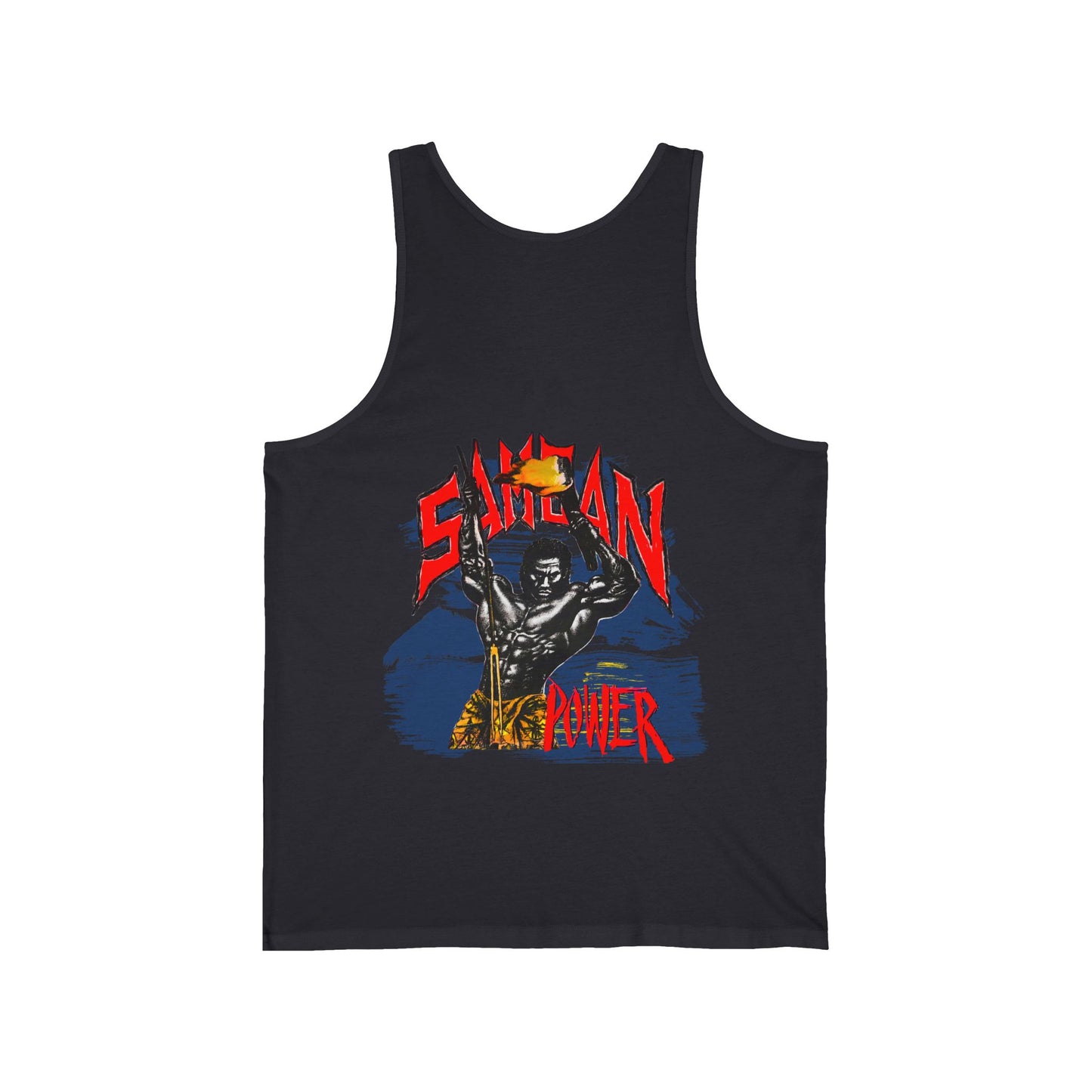Samoan Strength Samoan Power Vintage Design 90s New Print Unisex Jersey Tank