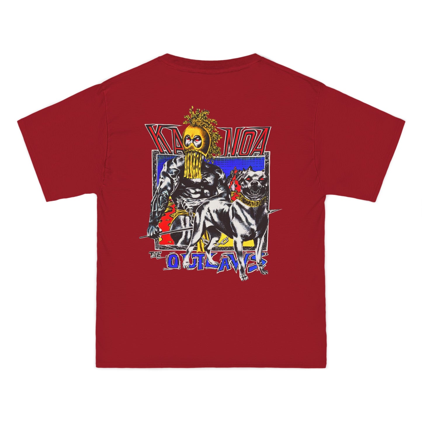 Hawaiian Strength Kanoa The Outlaws Vintage Design 90s New Print Beefy-T® Short-Sleeve T-Shirt
