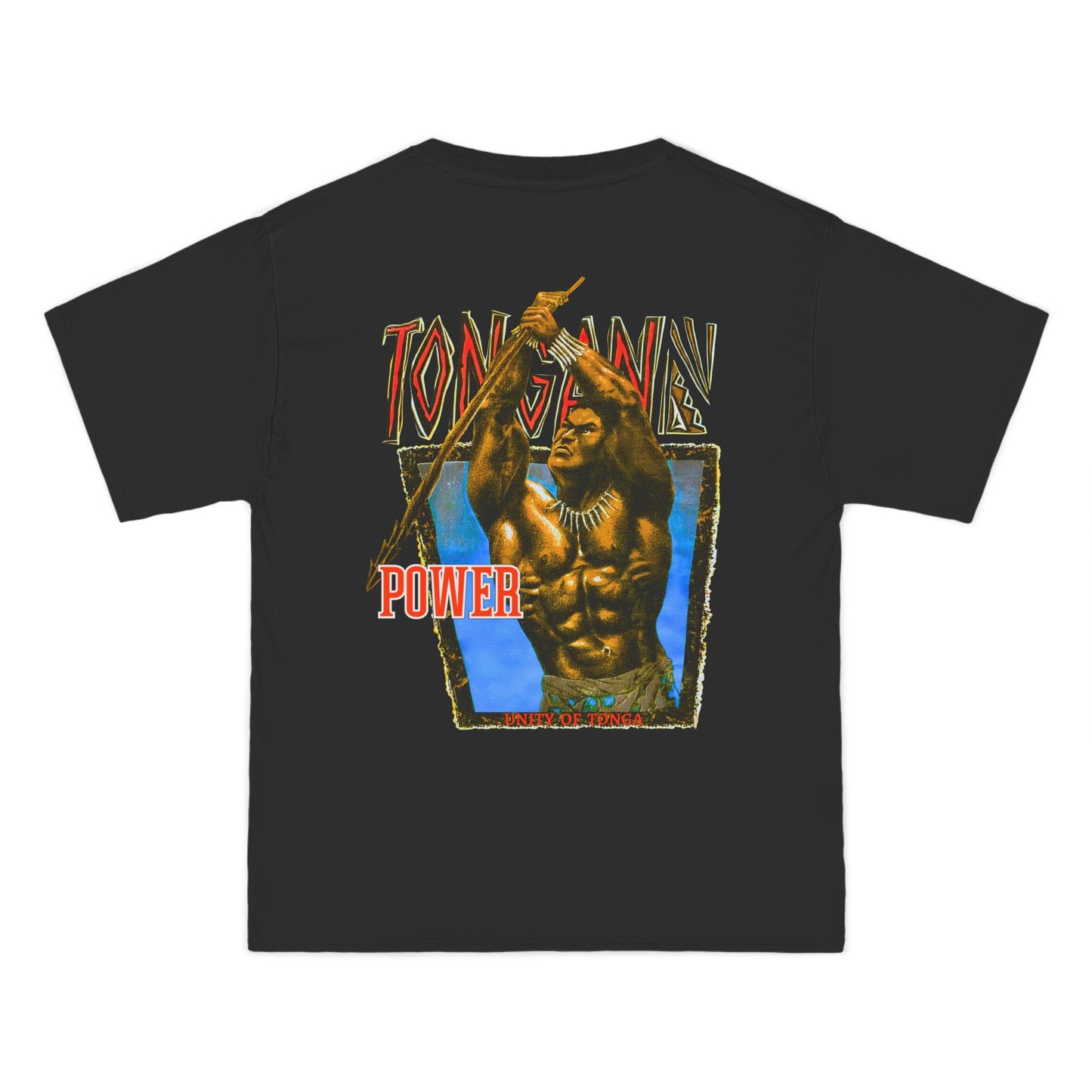 Local Strength Tongan Power Unity Of Tonga Vintage Design 90s New Print Beefy-T® Short-Sleeve T-Shirt