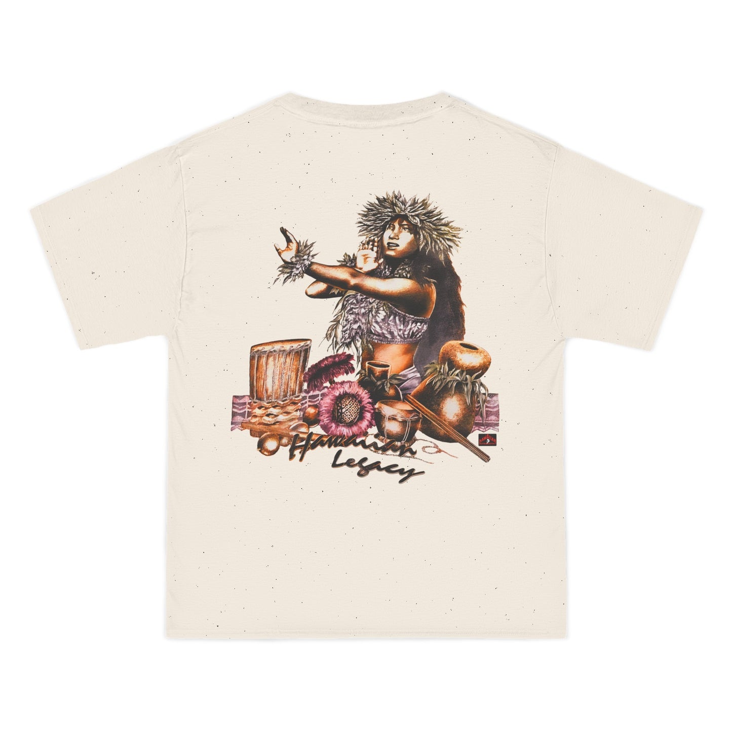 Hawaiian Strength Hawaiian Legacy Vintage Design 90s New Print Beefy-T® Short-Sleeve T-Shirt