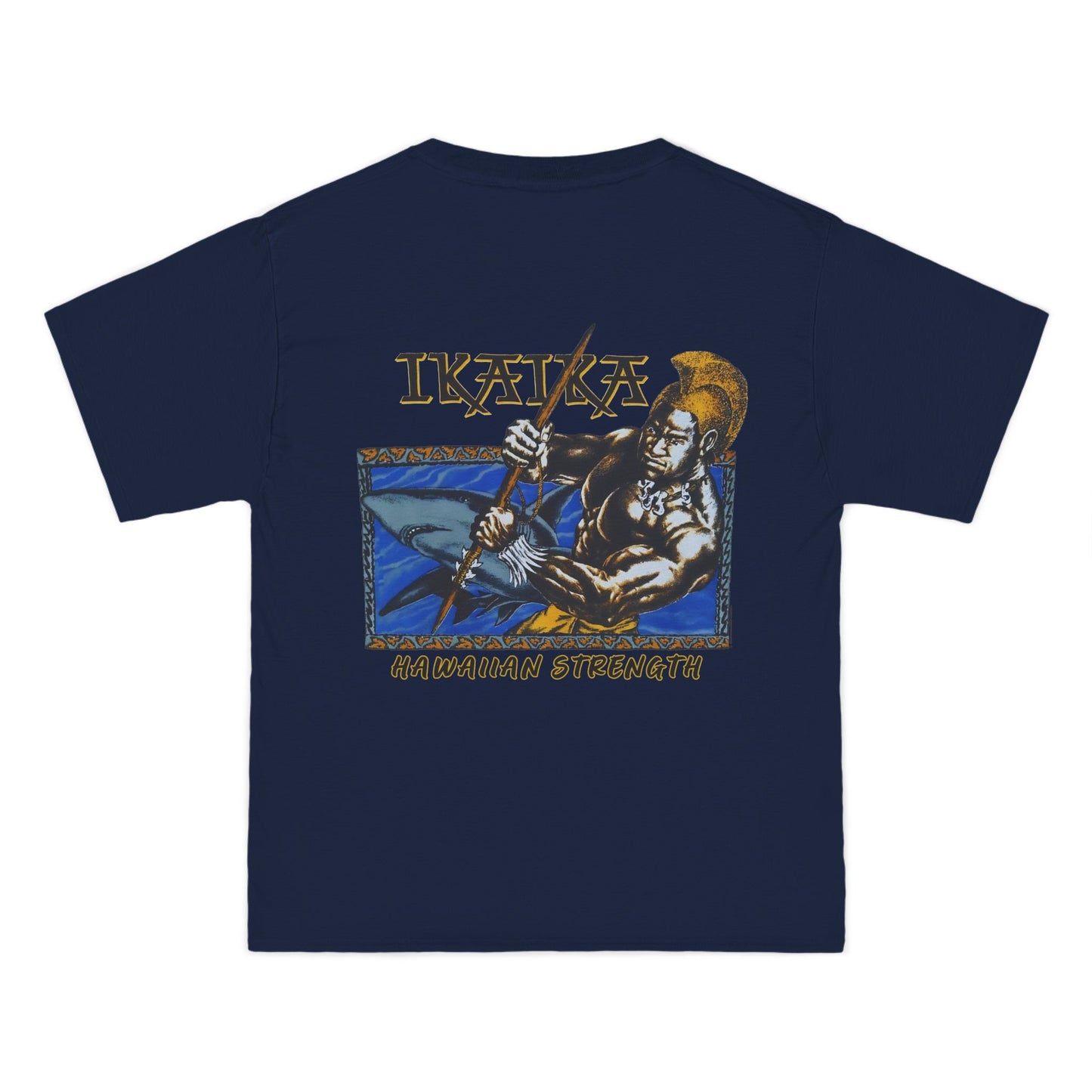 Hawaiian Strength Ikaika Hawaiian Strength Vintage Design 90s New Print Beefy-T® Short-Sleeve T-Shirt