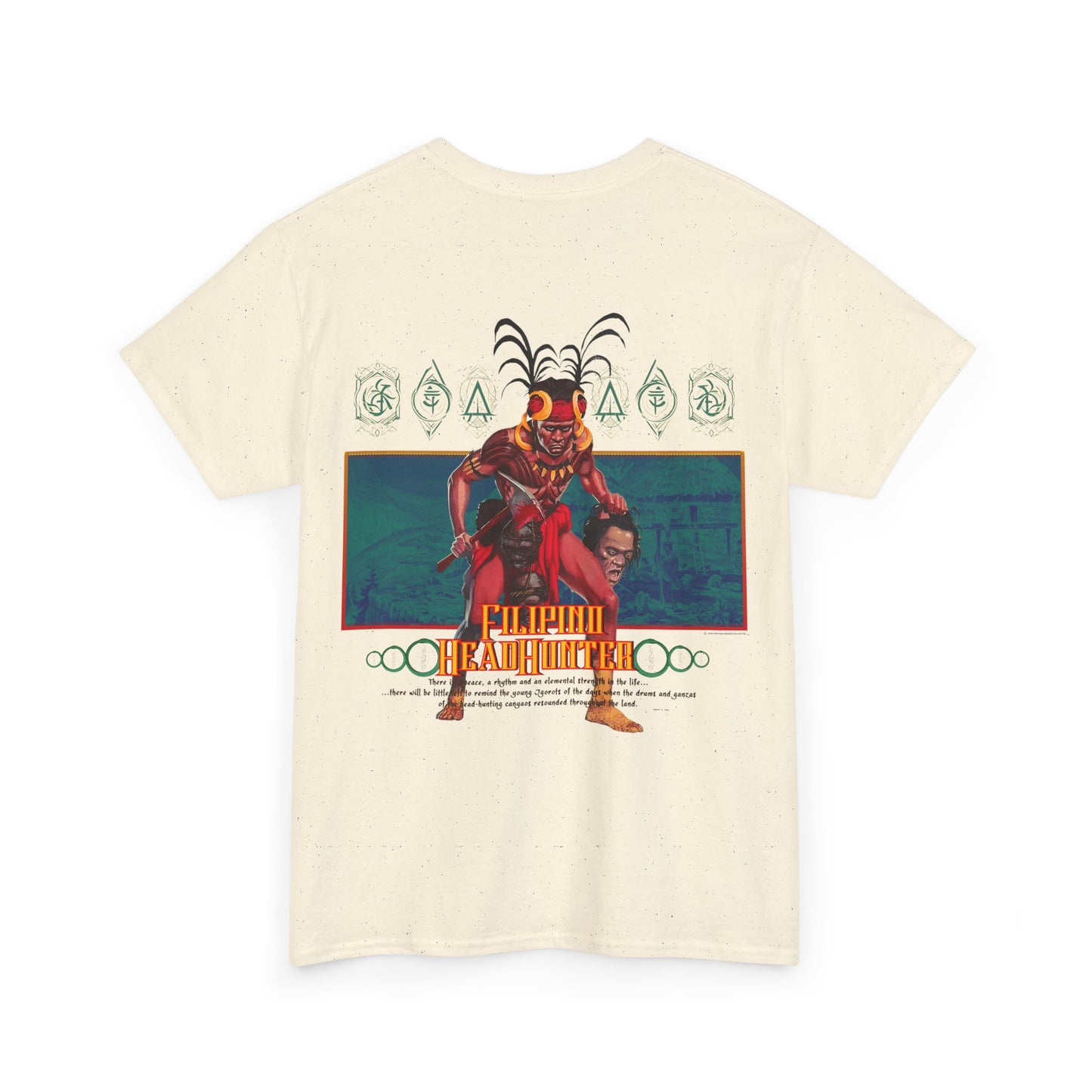 Filipino Strength Filipino HeadHunter Unisex Heavy Cotton Tee
