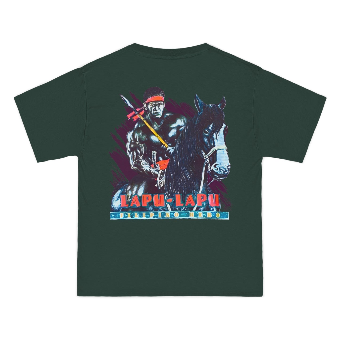 Filipino Strength Lapu-Lapu Filipino Hero Vintage Design 90s New Print Beefy-T® Short-Sleeve T-Shirt
