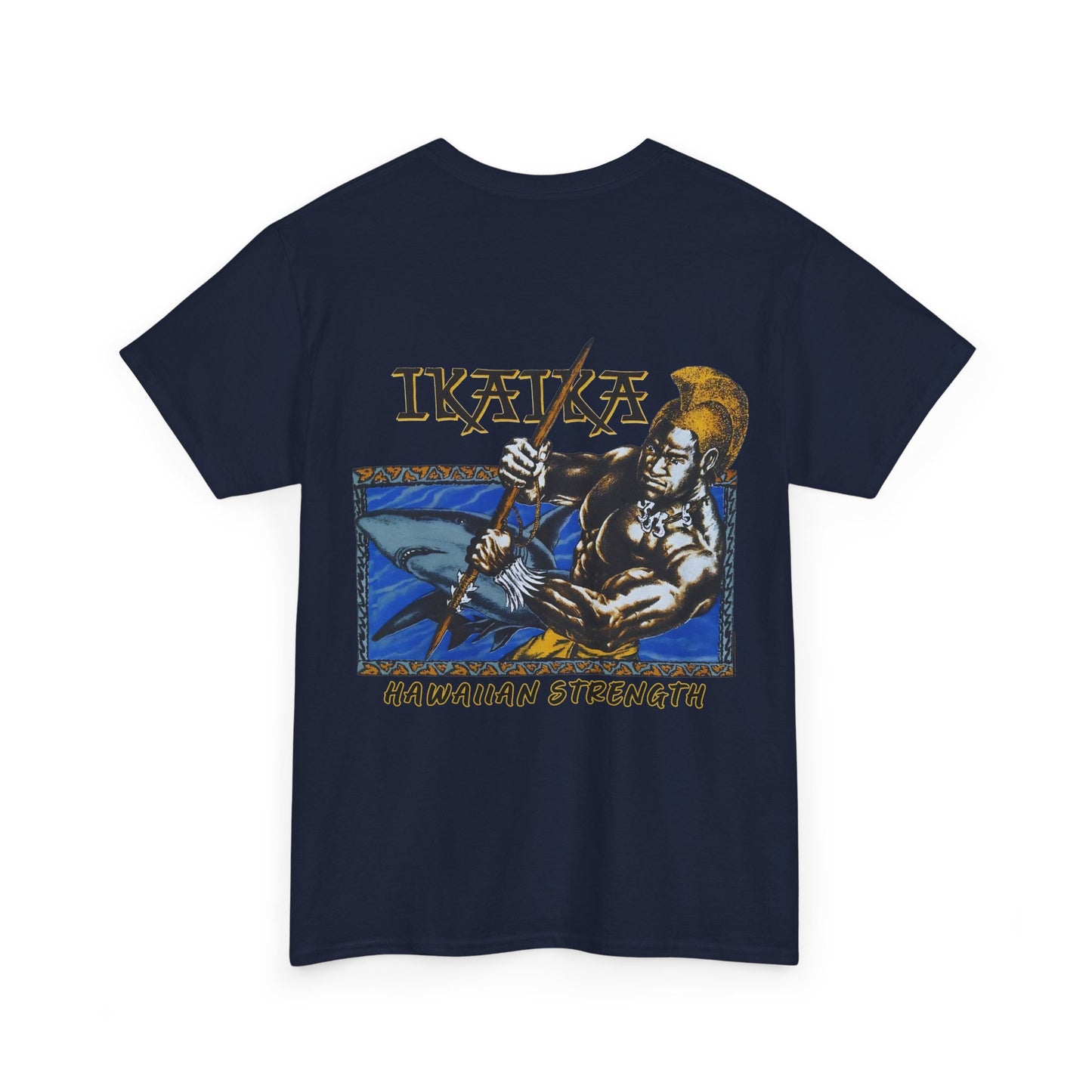 Hawaiian Strength Ikaika Hawaiian Strength Vintage Design 90s New Print Unisex Heavy Cotton Tee