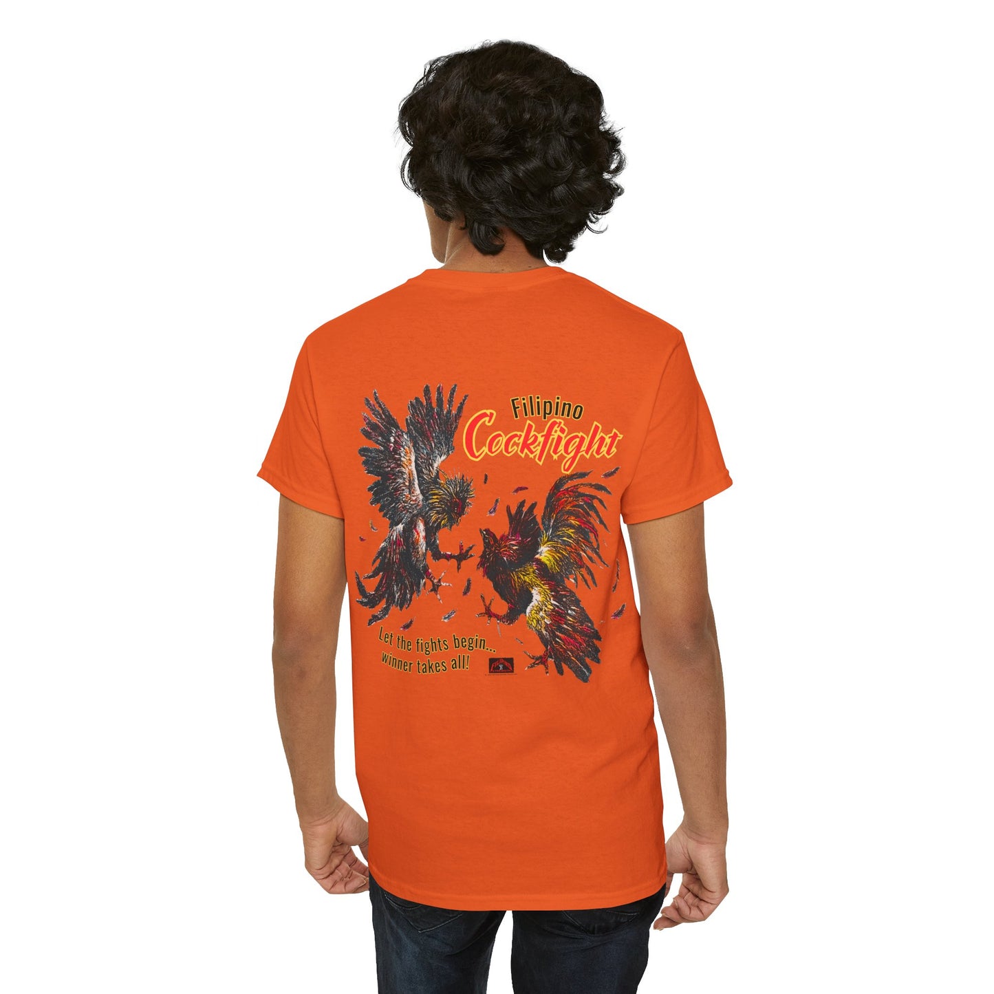 Filipino Strength Filipino Cockfight Vintage Design 90s New Print T-shirt Unisex Heavy Cotton Teetton Tee