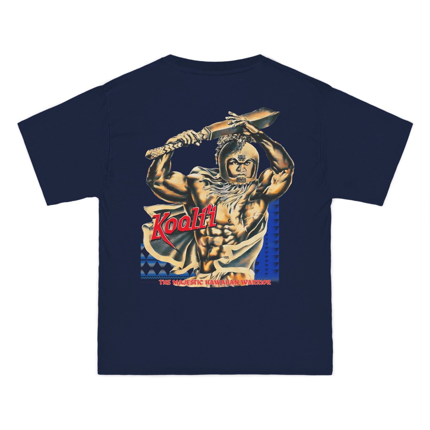 Hawaiian Strength Koali'i The Majestic Hawaiian Warrior Vintage Design 90s New Print Beefy-T® Short-Sleeve T-Shirt