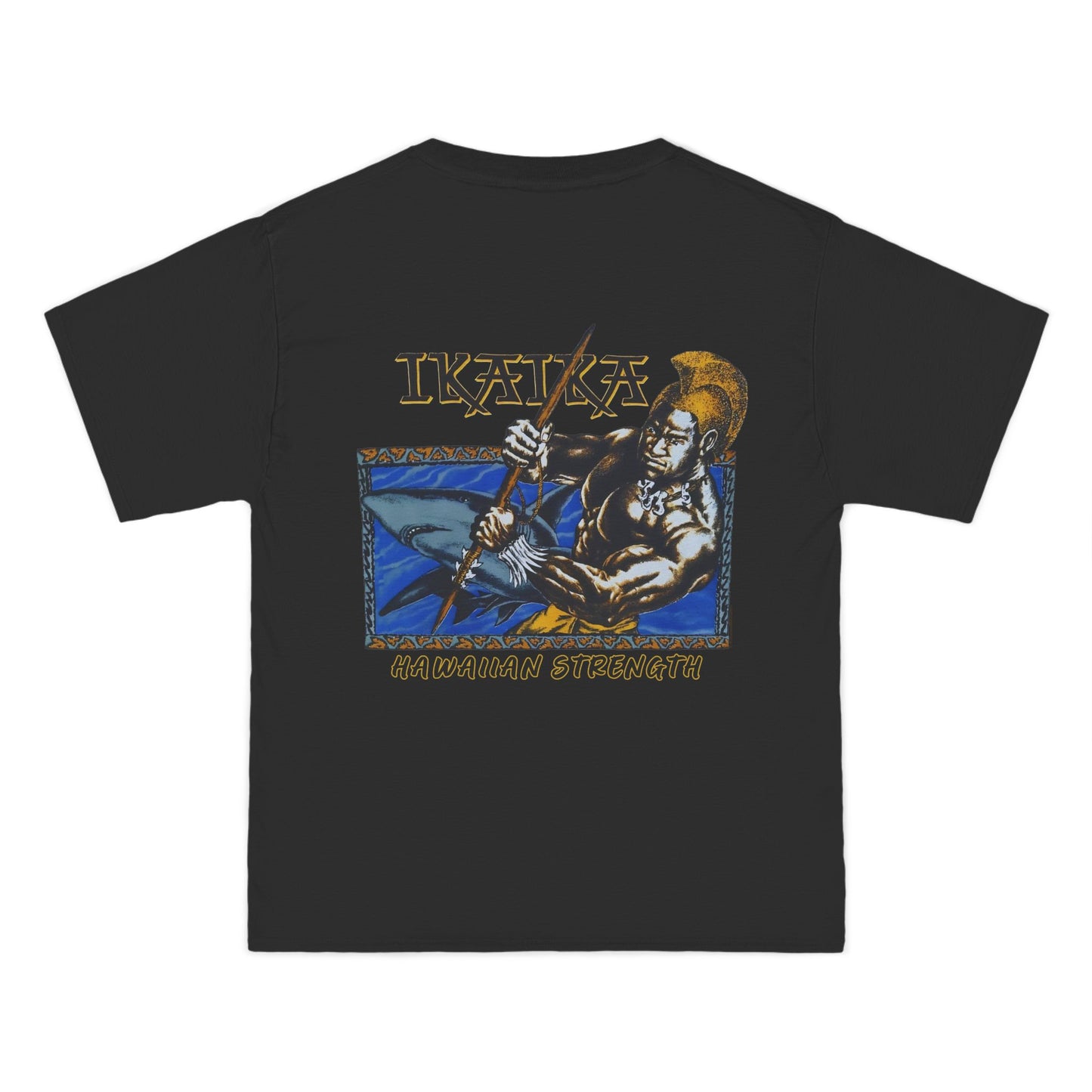Hawaiian Strength Ikaika Hawaiian Strength Vintage Design 90s New Print Beefy-T® Short-Sleeve T-Shirt