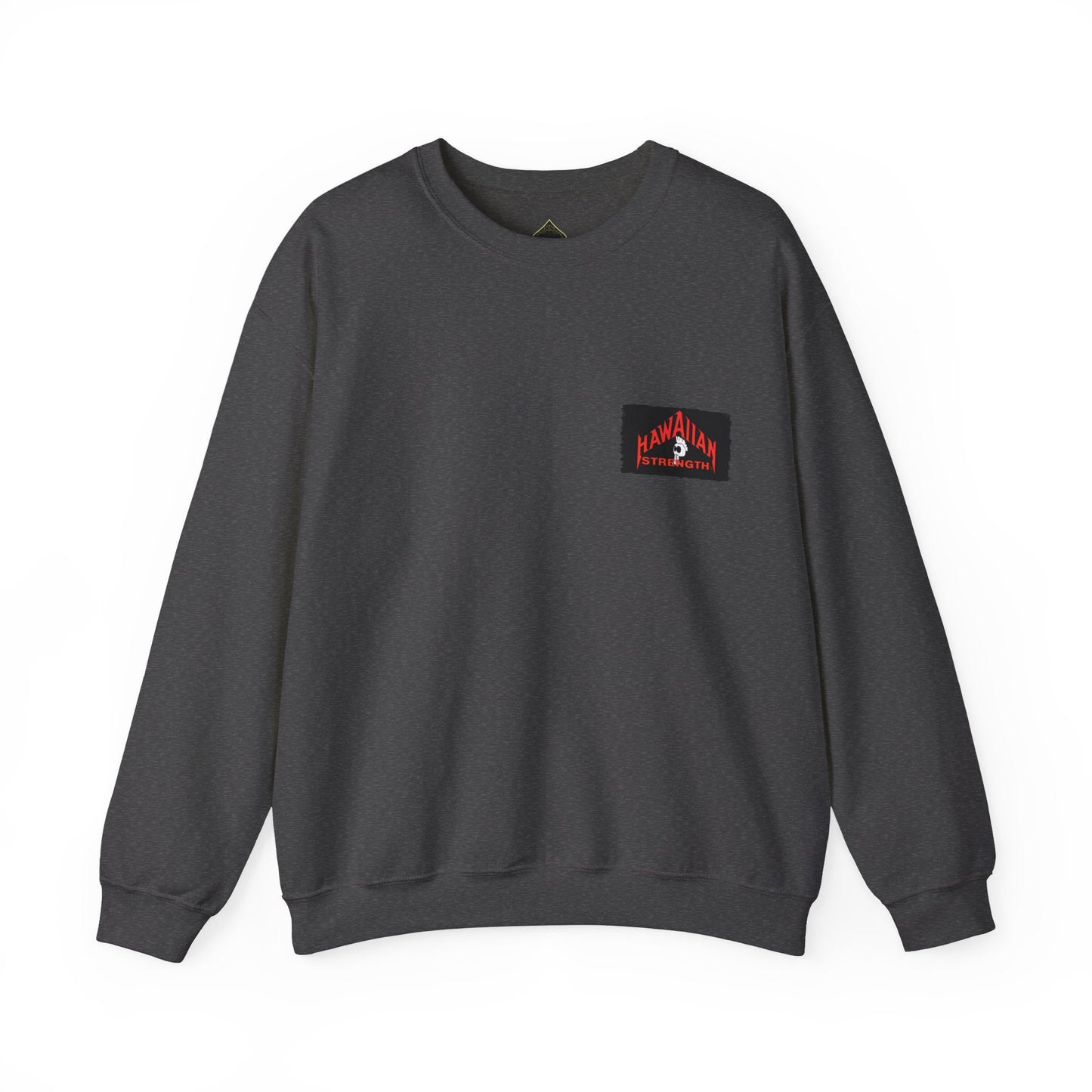 Hawaiian Strength The Life of the Land is Perpetuated by Righteousness Ua Mau Ke Ea Oka 'Aina I Ka Pono Unisex Heavy Blend™ Crewneck Sweatshirt