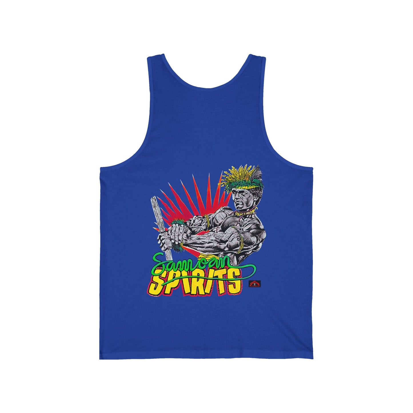 Samoan Strength Samoan Spirits Vintage 90s Design New Print Unisex Jersey Tank