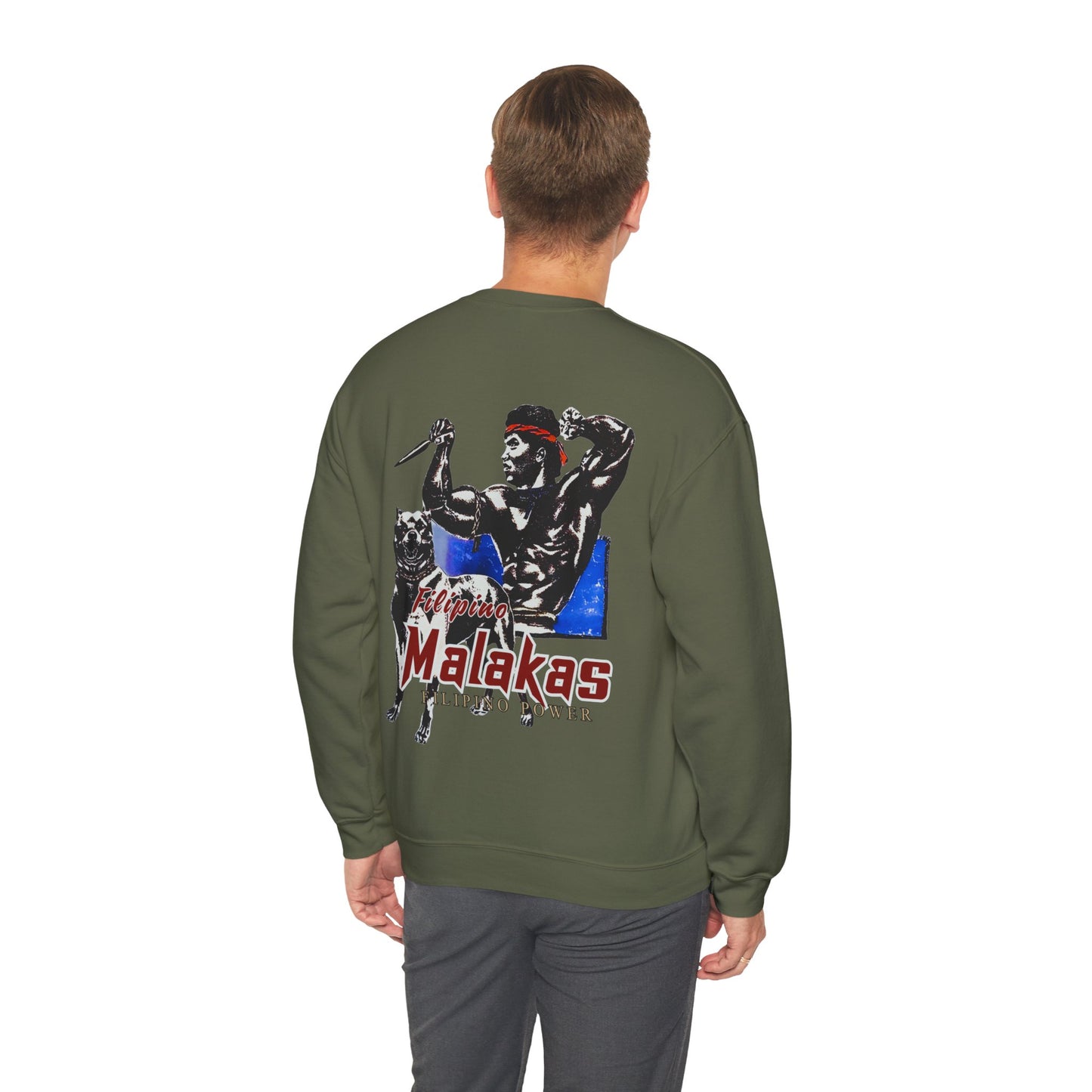 Filipino Strength Filipino Malakas Filipino Power Vintage Design 90s New Print Unisex Heavy Blend™ Crewneck Sweatshirt
