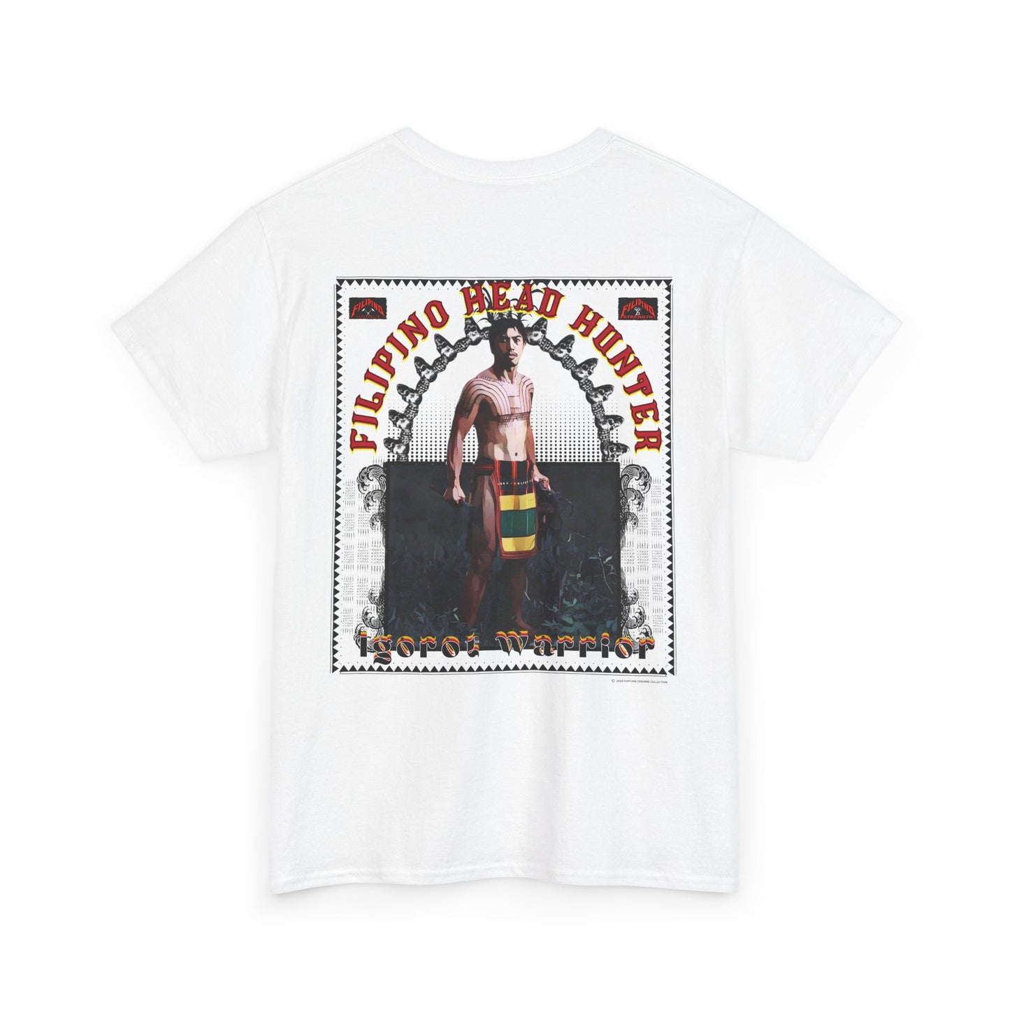 Filipino Strength Filipino Headhunter Igorot Warrior Unisex Heavy Cotton Tee