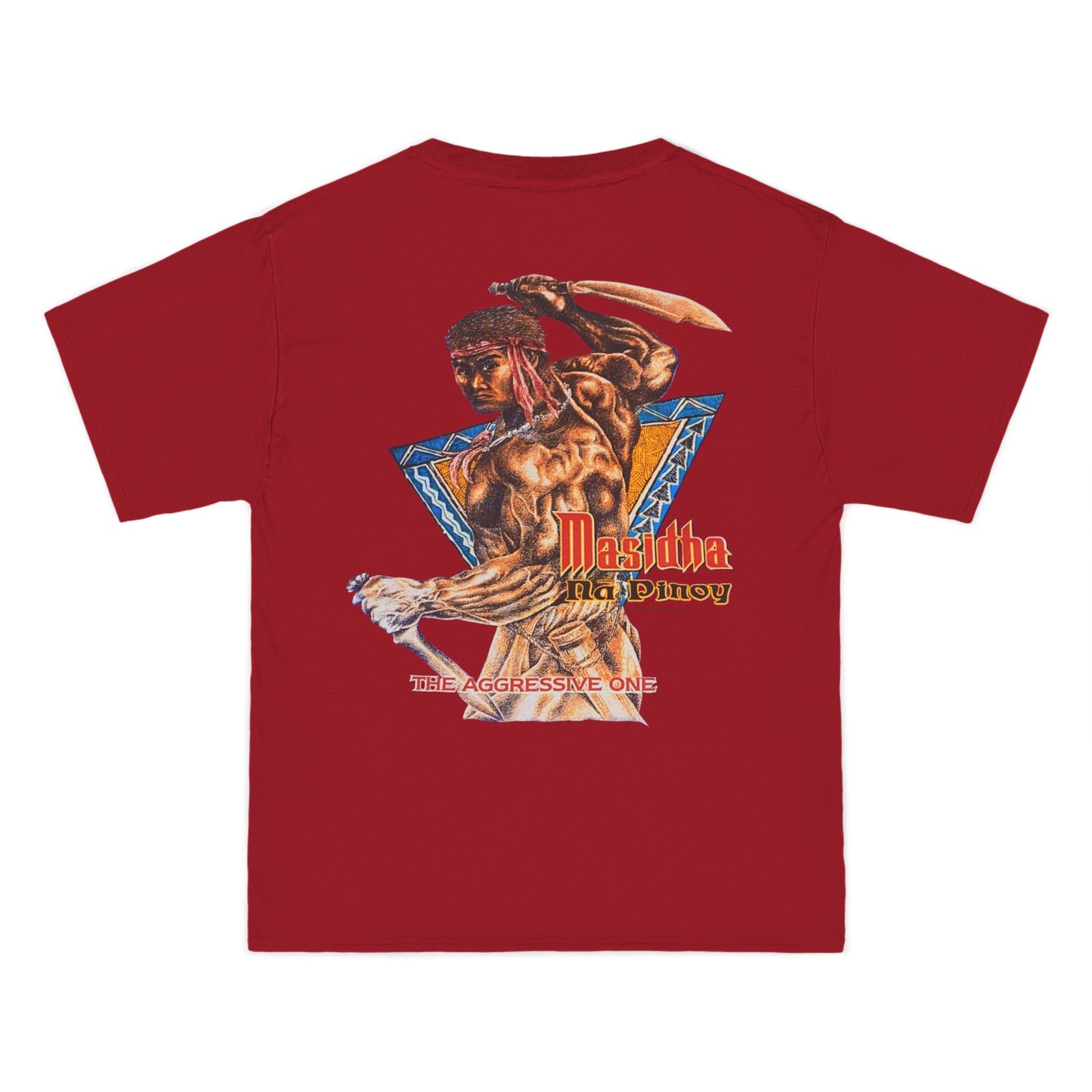 Filipino Strength Masidha na Pinoy The Aggressive One Vintage Design 90s New Print Beefy-T® Short-Sleeve T-Shirt