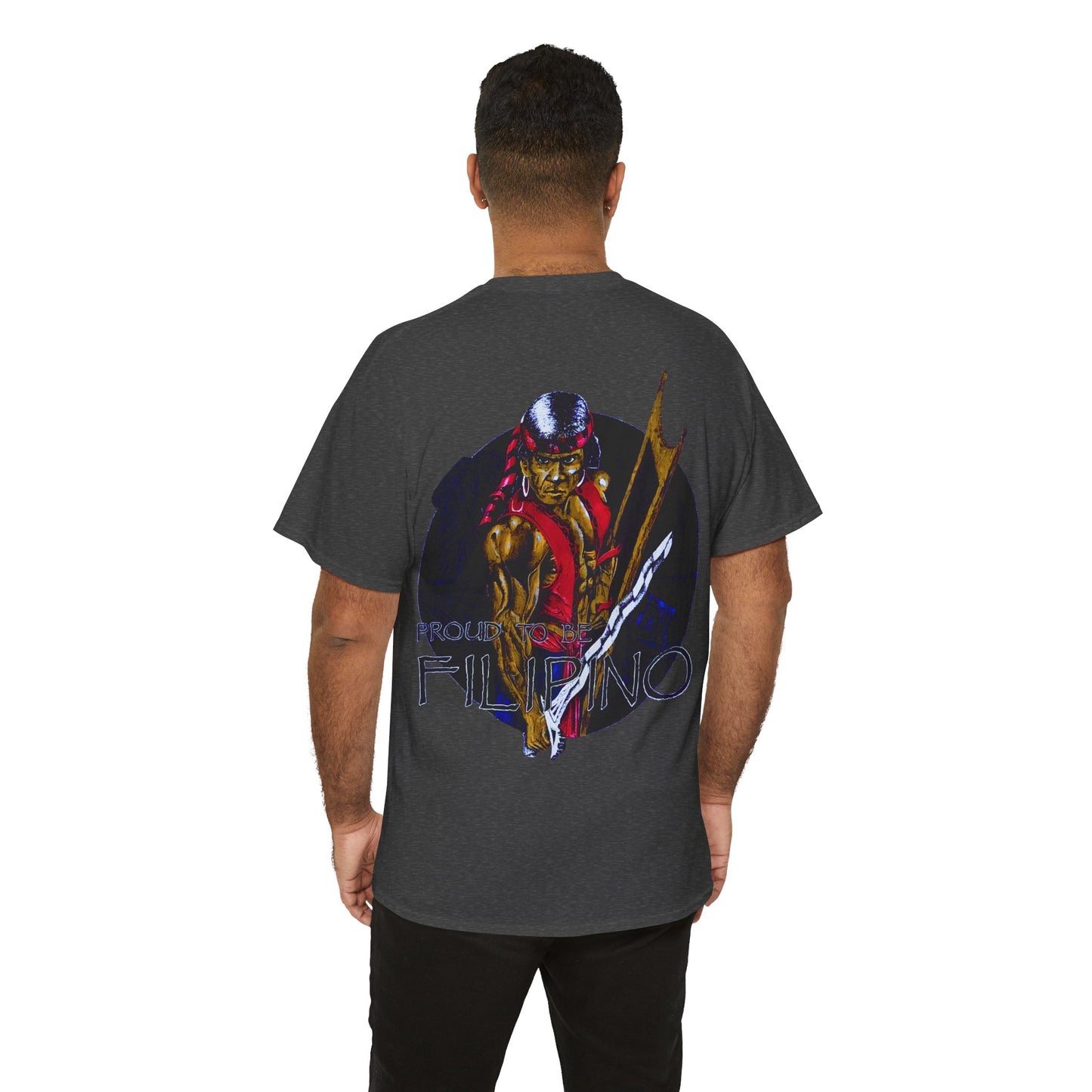 Filipino Strength Proud To Be Filipino Vintage Design 90s New Print T-shirt Unisex Heavy Cotton Tee
