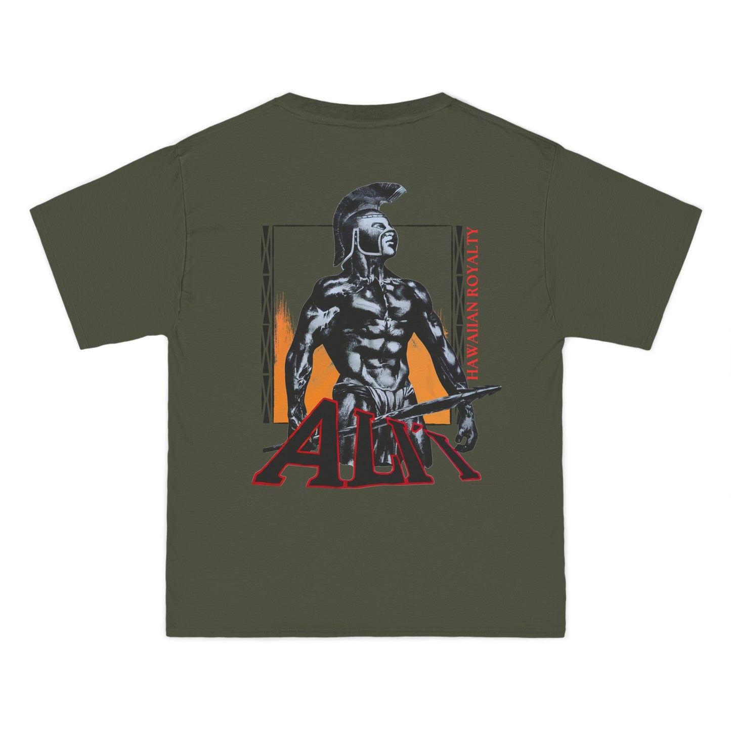 Hawaiian Strength Ali'i Hawaiian Royalty Vintage Design 90s New Print Beefy-T® Short-Sleeve T-Shirt