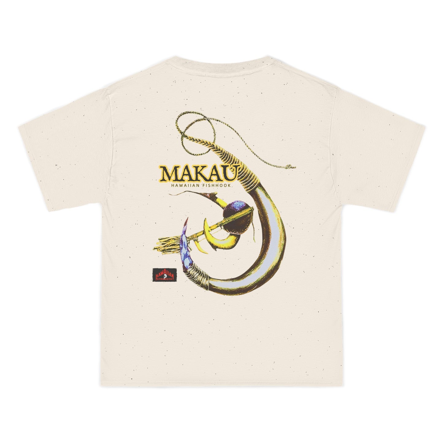 Hawaiian Strength Makau Hawaiian Fishhook Vintage Design 90s New Print Beefy-T® Short-Sleeve T-Shirt