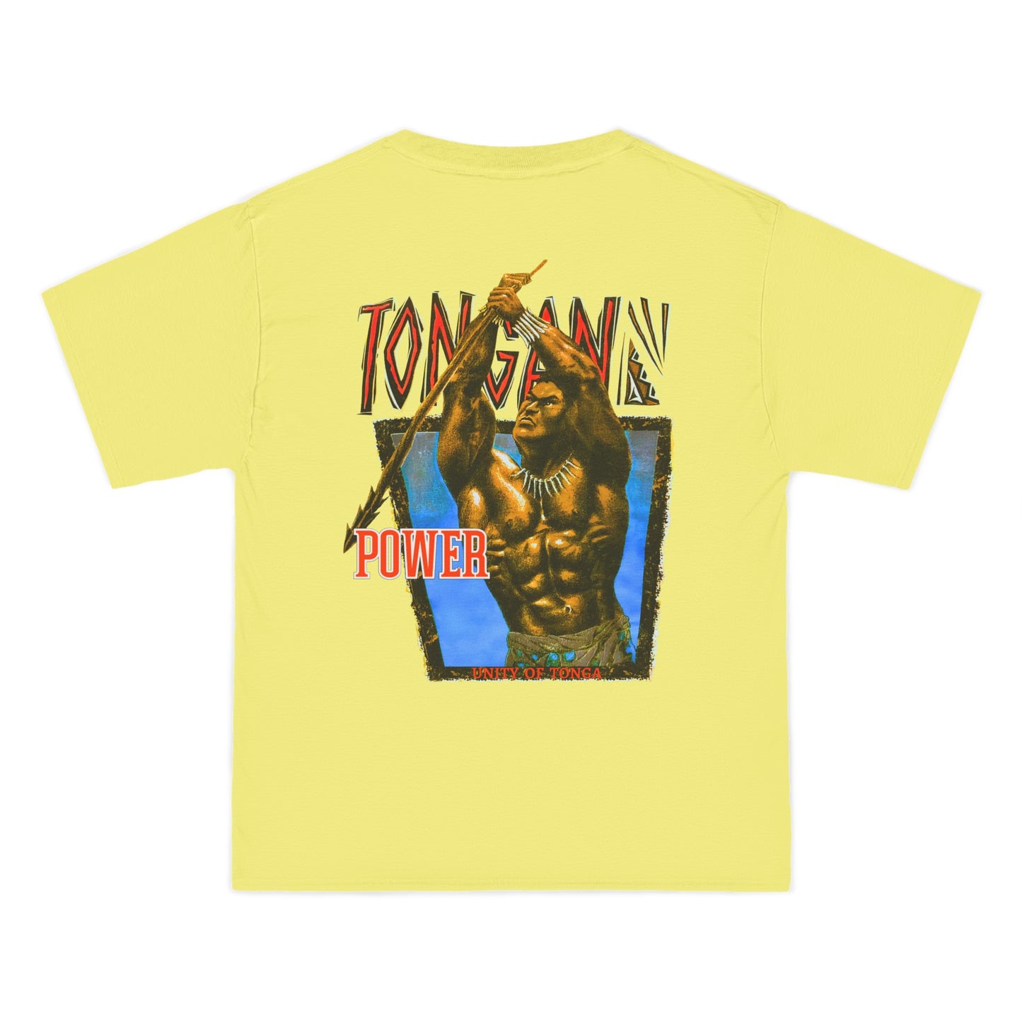 Local Strength Tongan Power Unity Of Tonga Vintage Design 90s New Print Beefy-T® Short-Sleeve T-Shirt
