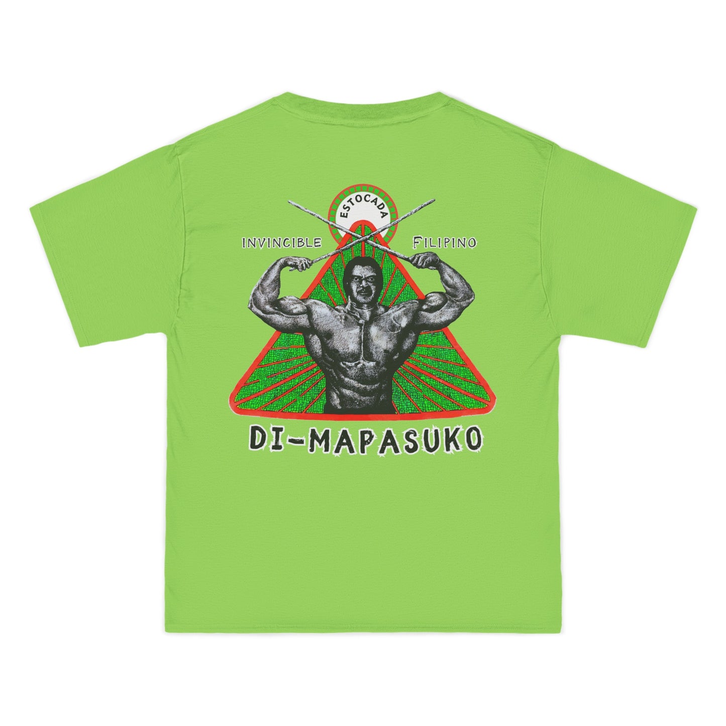 Filipino Strength Invincible Filipino Estocada Vintage Design 90s New Print Beefy-T® Short-Sleeve T-Shirt