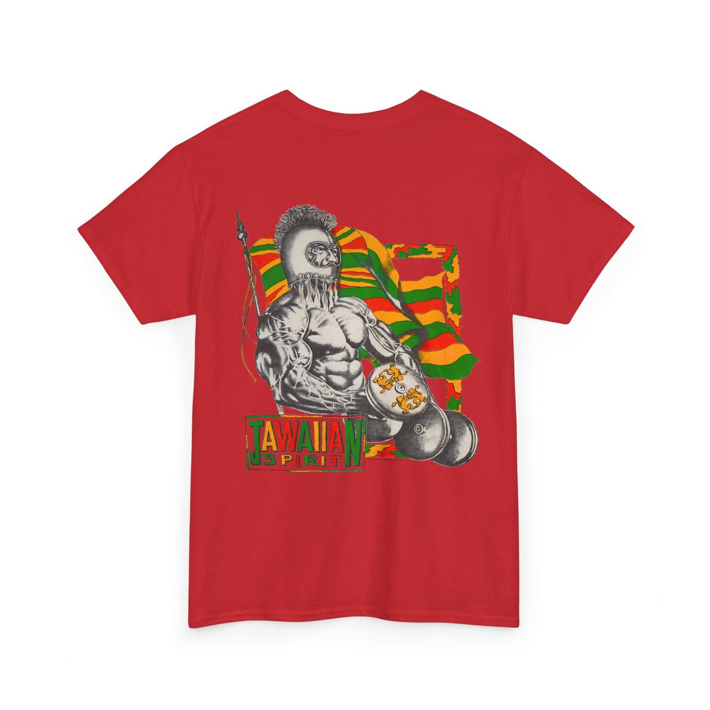 Jawaiian Strength Jawaiian Spirit Vintage Design 90s New Print Unisex Heavy Cotton Tee